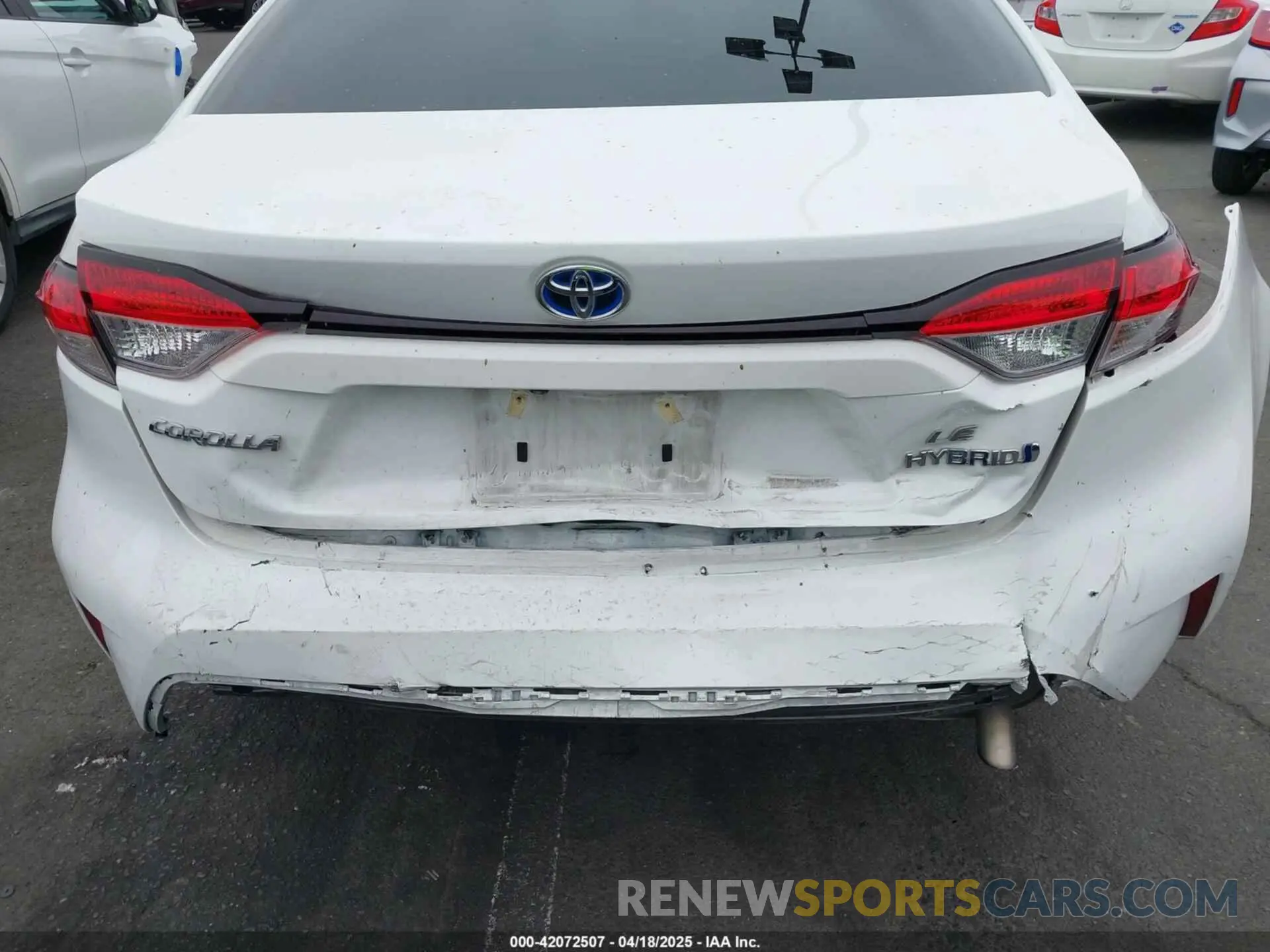 6 Фотография поврежденного автомобиля JTDBCMFEXP3026639 TOYOTA COROLLA 2023