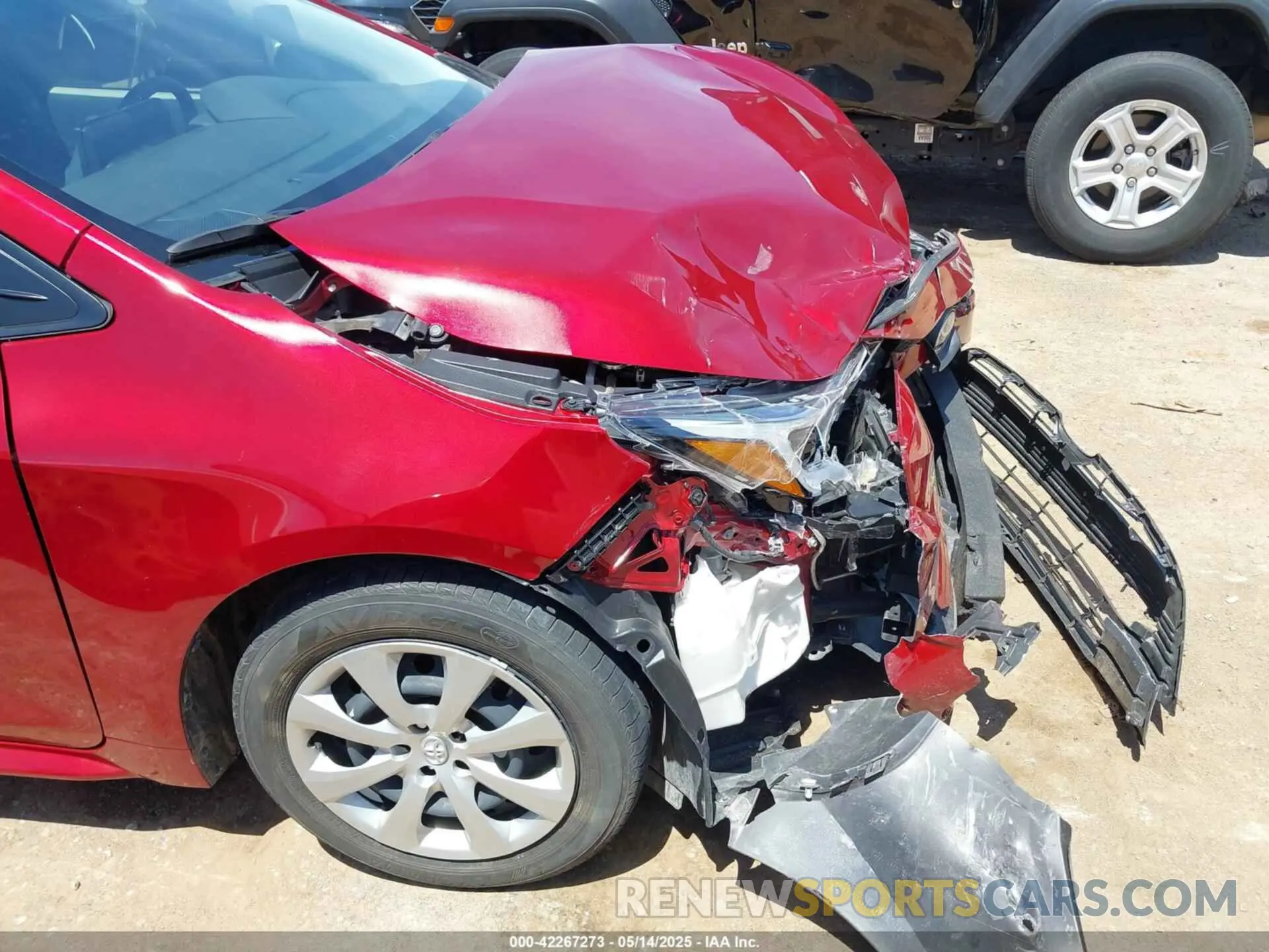 6 Photograph of a damaged car JTDBCMFEXPJ009304 TOYOTA COROLLA 2023