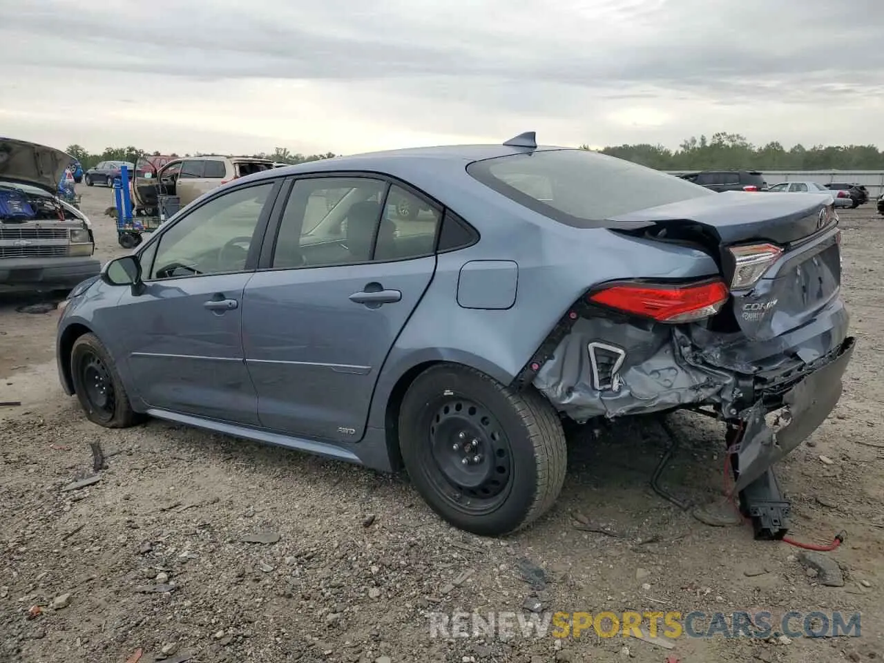 2 Photograph of a damaged car JTDBDMHE0P3001601 TOYOTA COROLLA 2023