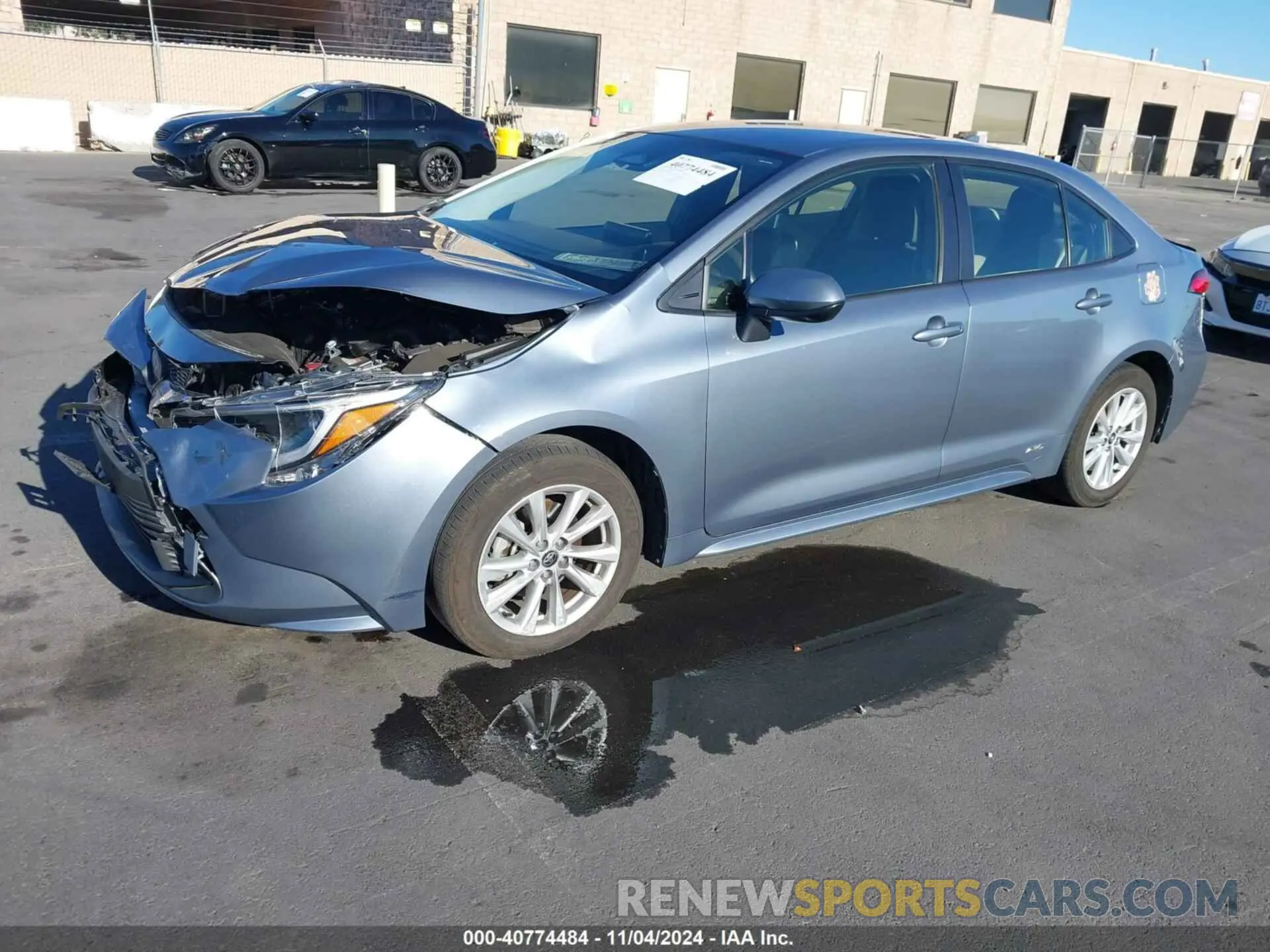 2 Photograph of a damaged car JTDBDMHE0PJ000704 TOYOTA COROLLA 2023