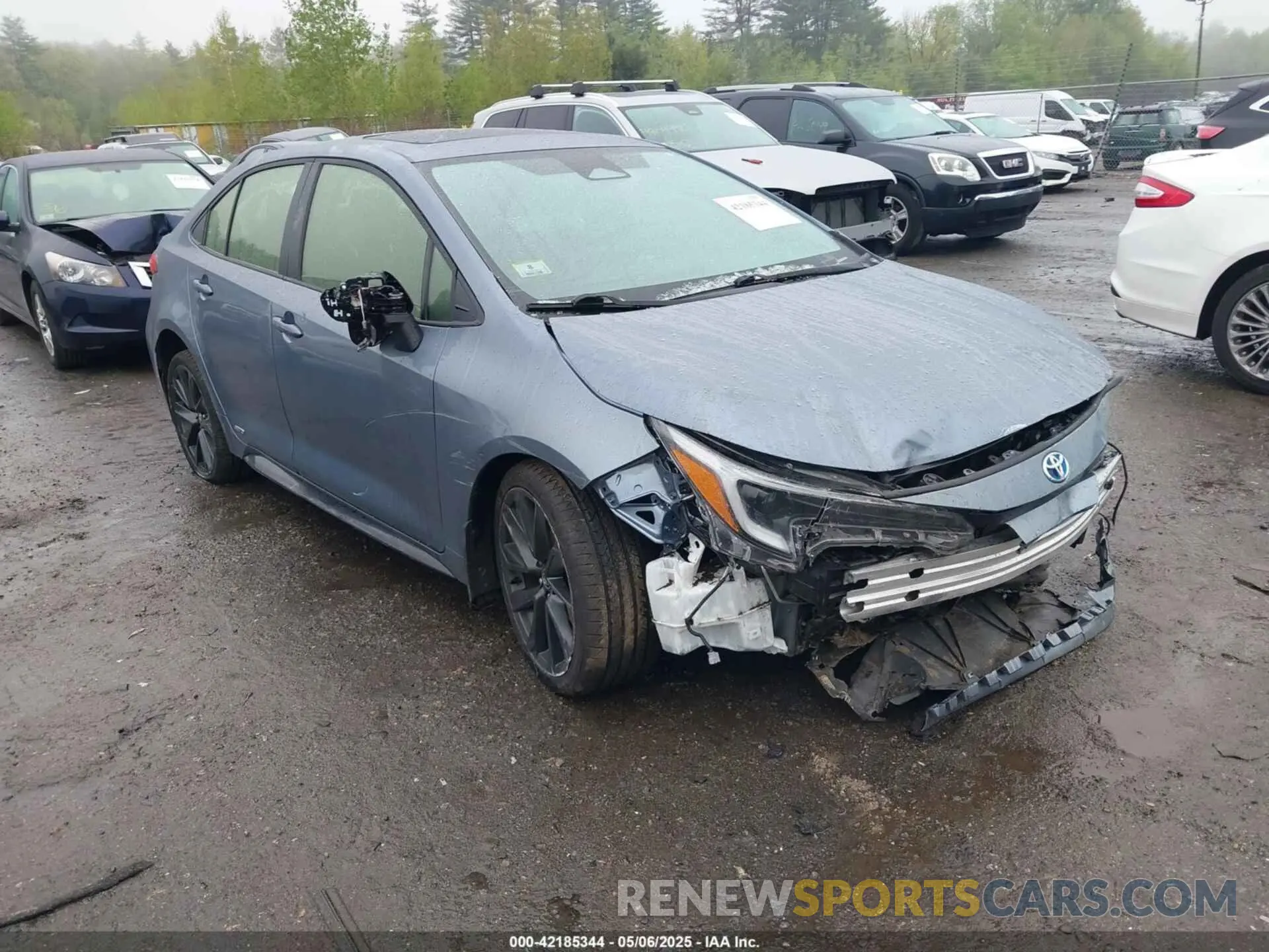 1 Photograph of a damaged car JTDBDMHE2P3001714 TOYOTA COROLLA 2023