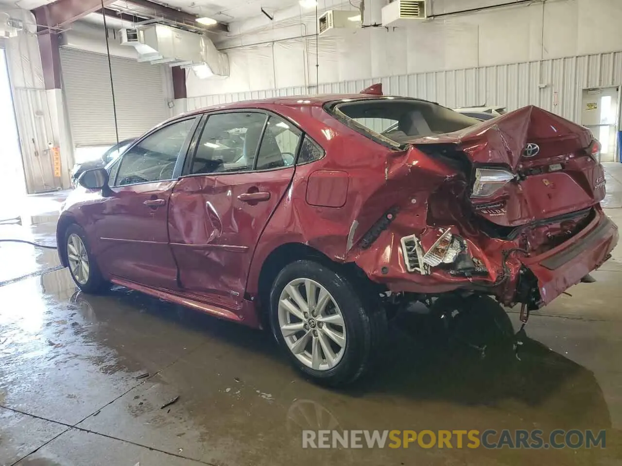 2 Photograph of a damaged car JTDBDMHE2PJ000168 TOYOTA COROLLA 2023