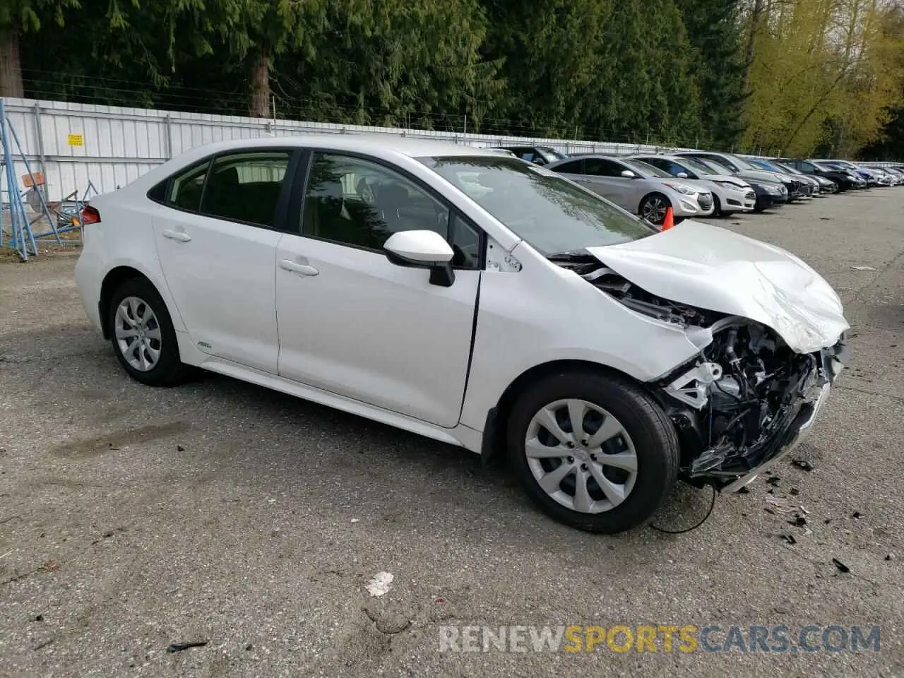 4 Фотография поврежденного автомобиля JTDBDMHE2PJ002549 TOYOTA COROLLA 2023