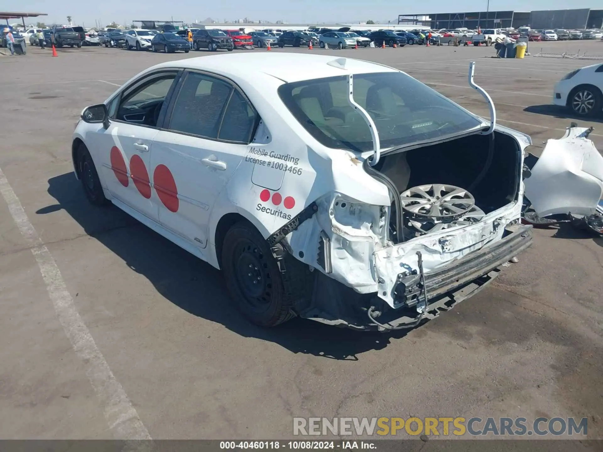 3 Photograph of a damaged car JTDBDMHE3P3000863 TOYOTA COROLLA 2023