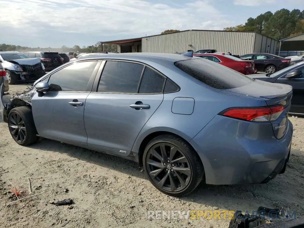 2 Photograph of a damaged car JTDBDMHE3P3002144 TOYOTA COROLLA 2023