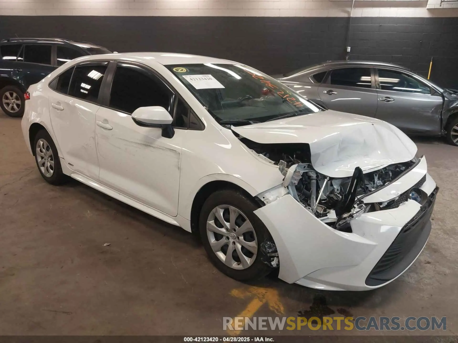 1 Photograph of a damaged car JTDBDMHE3P3003472 TOYOTA COROLLA 2023