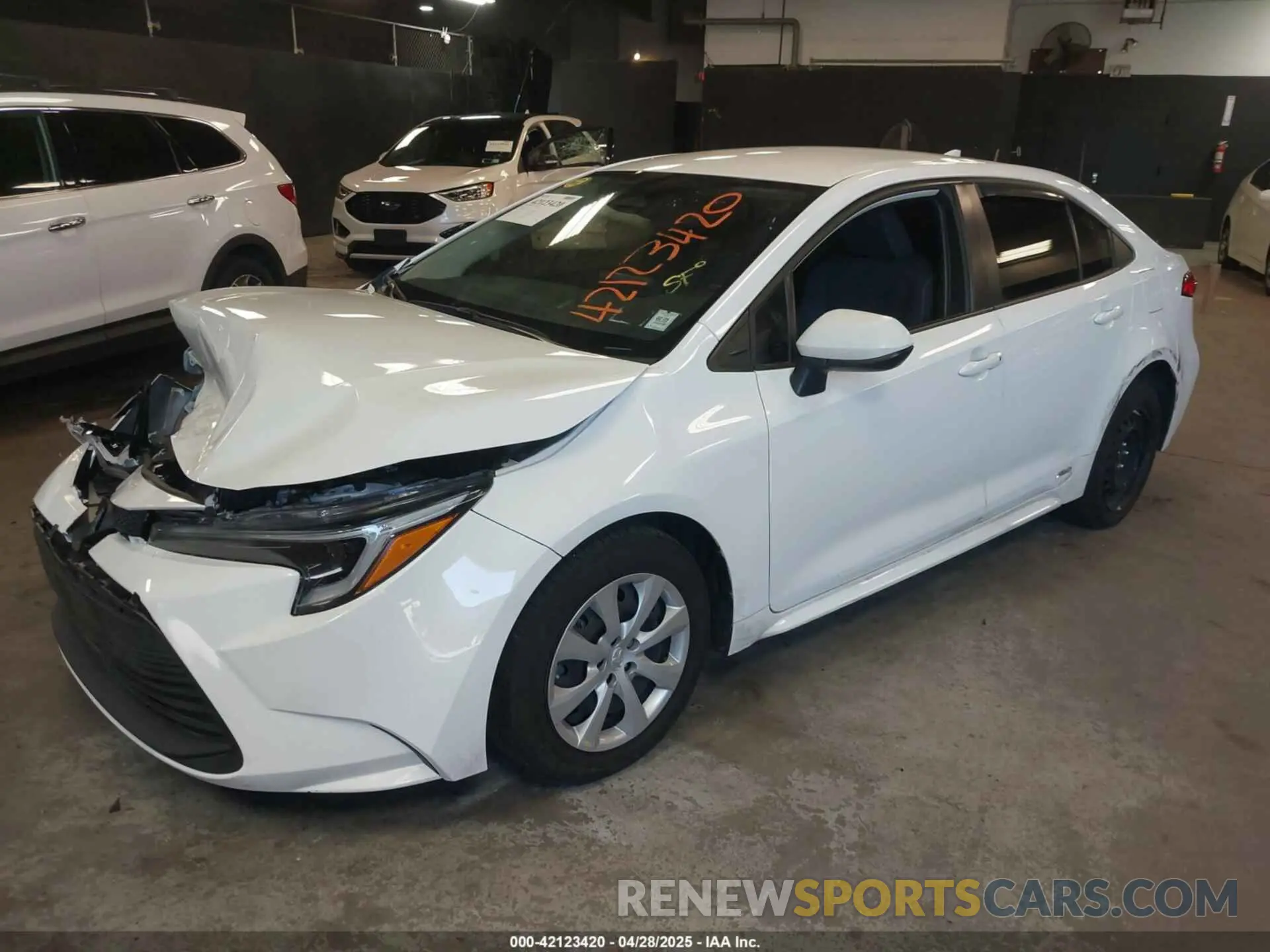 2 Photograph of a damaged car JTDBDMHE3P3003472 TOYOTA COROLLA 2023
