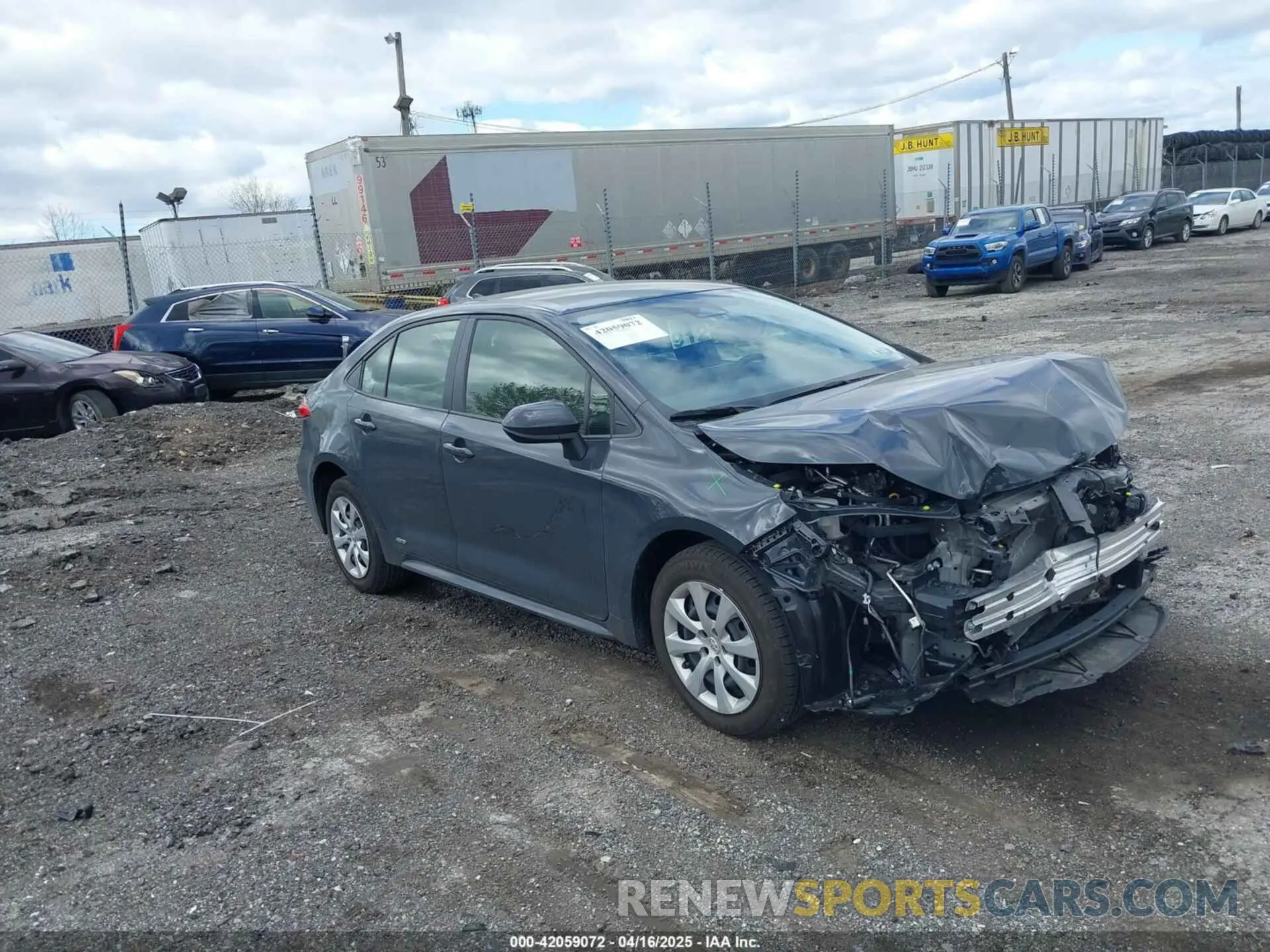 1 Photograph of a damaged car JTDBDMHE6P3000999 TOYOTA COROLLA 2023