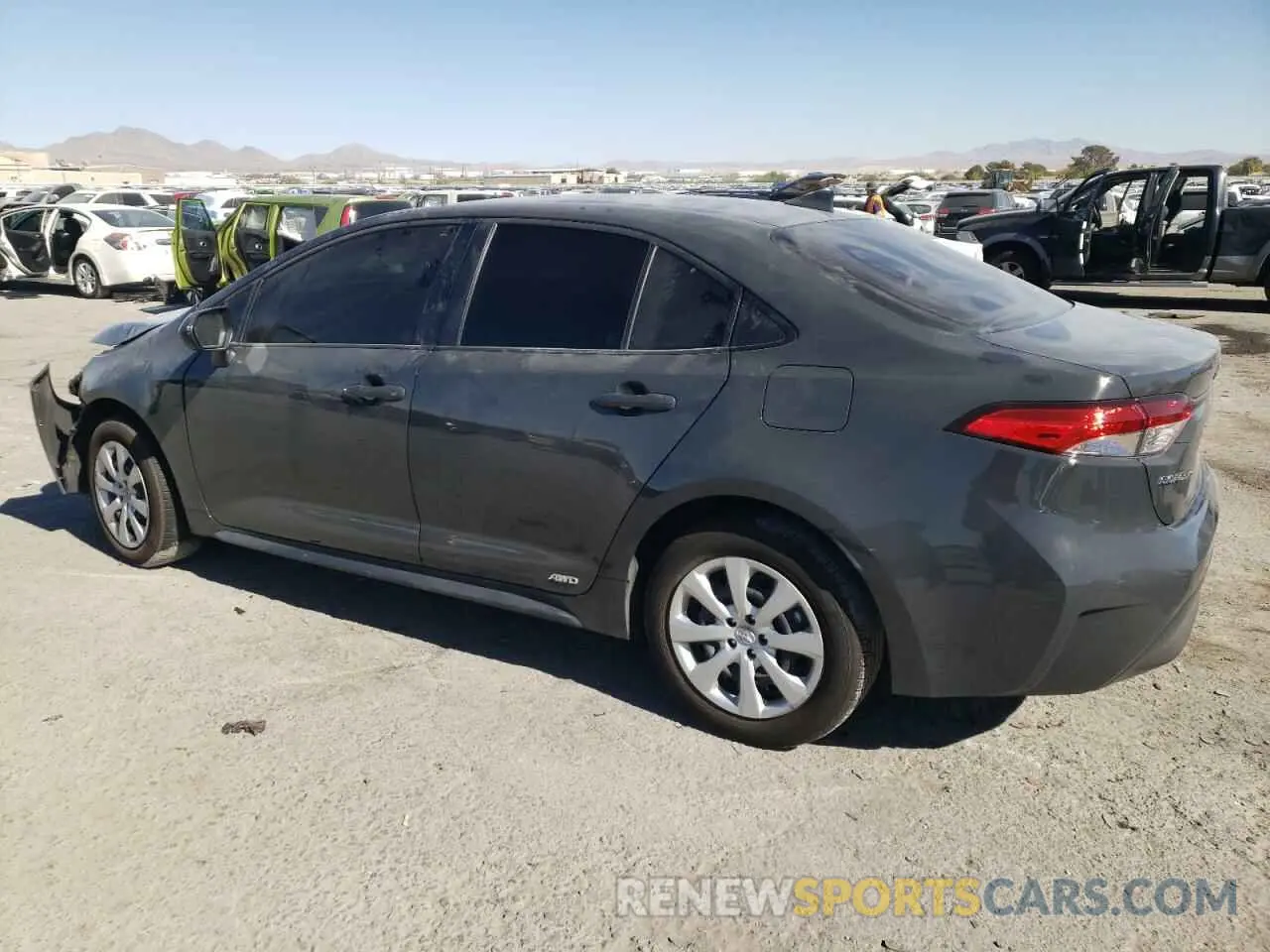 2 Photograph of a damaged car JTDBDMHE6P3002476 TOYOTA COROLLA 2023