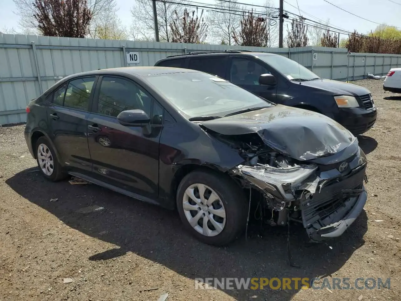 4 Photograph of a damaged car JTDBDMHE6PJ000917 TOYOTA COROLLA 2023