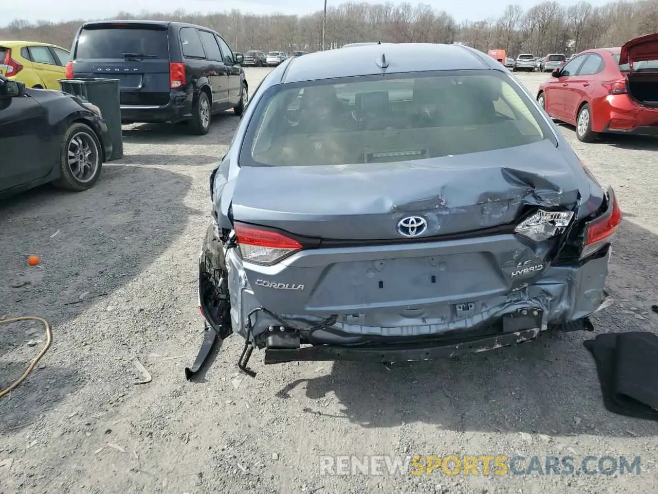 6 Фотография поврежденного автомобиля JTDBDMHE6PJ002943 TOYOTA COROLLA 2023