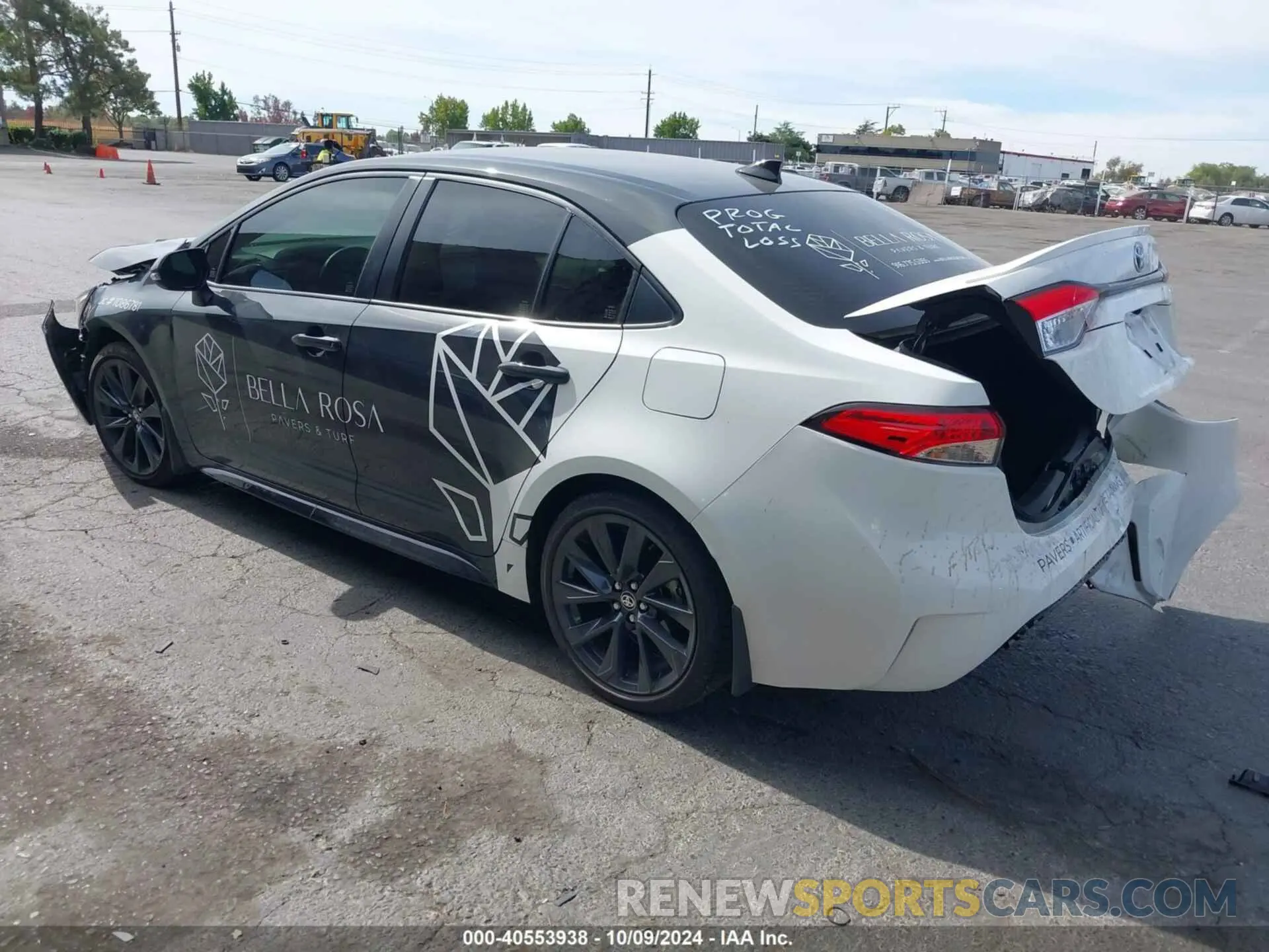 3 Photograph of a damaged car JTDBDMHE8P3003726 TOYOTA COROLLA 2023