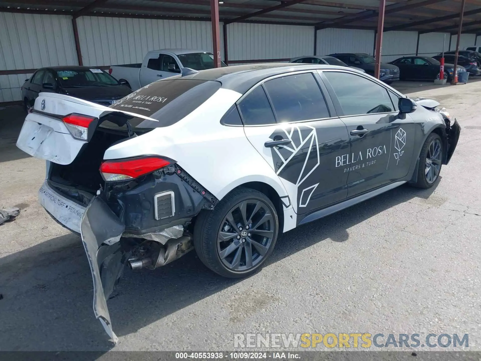 4 Photograph of a damaged car JTDBDMHE8P3003726 TOYOTA COROLLA 2023