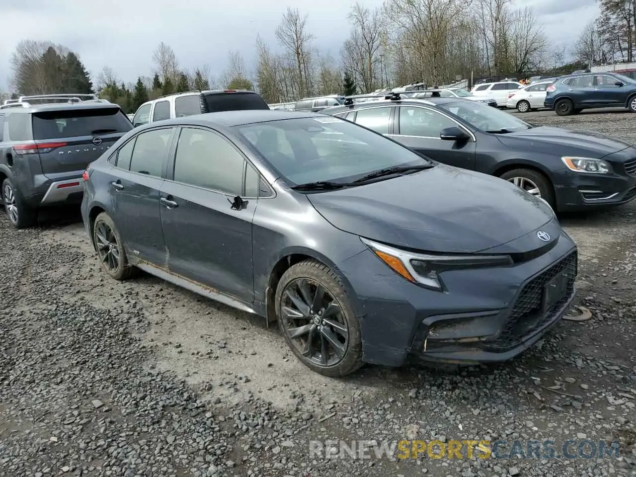4 Фотография поврежденного автомобиля JTDBDMHE9P3006747 TOYOTA COROLLA 2023