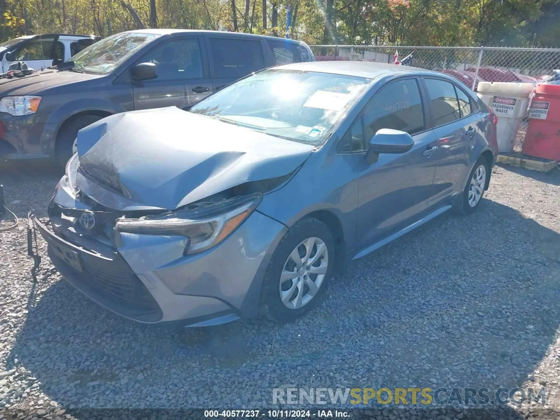 2 Photograph of a damaged car JTDBDMHEXP3001346 TOYOTA COROLLA 2023