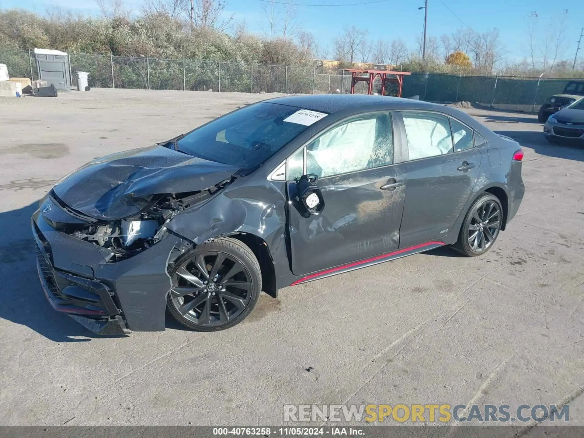 2 Фотография поврежденного автомобиля JTDBDMHEXP3004991 TOYOTA COROLLA 2023