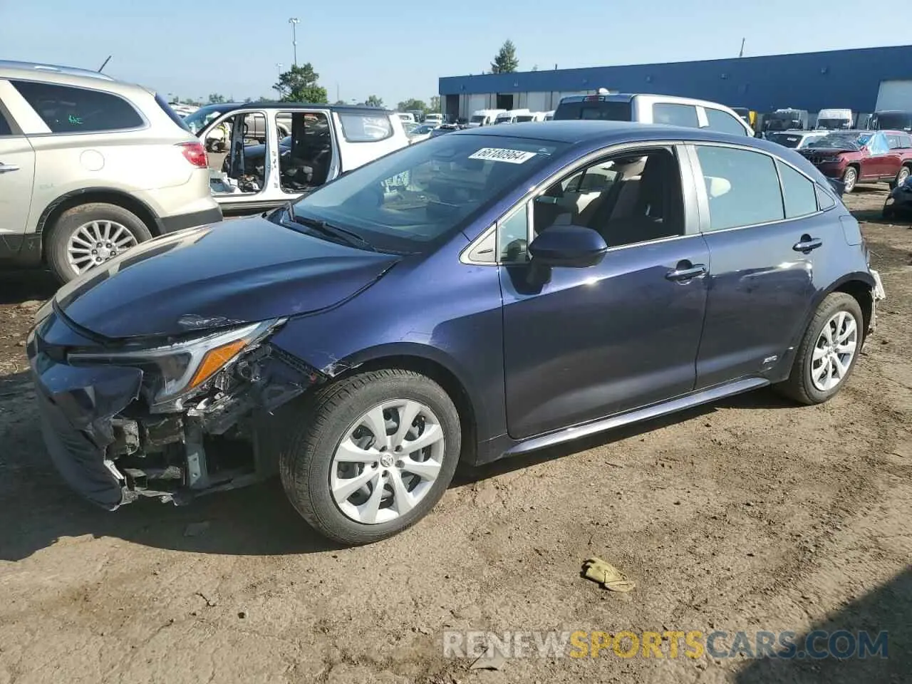 1 Фотография поврежденного автомобиля JTDBDMHEXPJ003738 TOYOTA COROLLA 2023