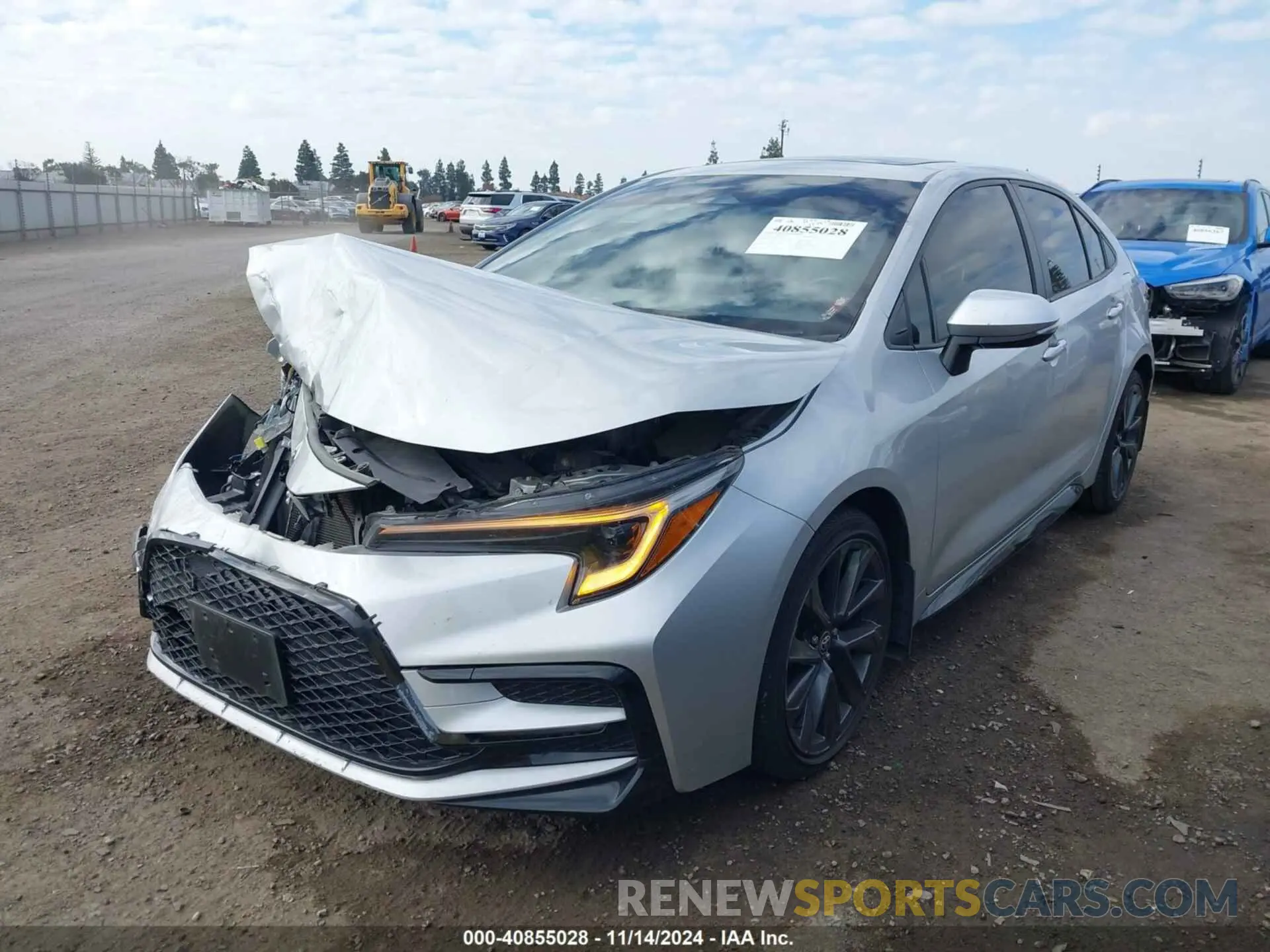 2 Photograph of a damaged car JTDP4MCE5P3515330 TOYOTA COROLLA 2023