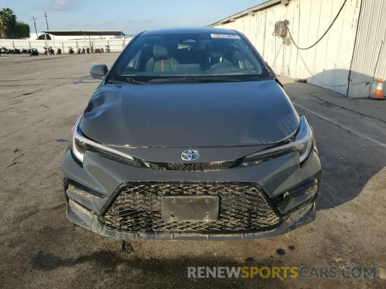 5 Фотография поврежденного автомобиля JTDS4MCE1P3516825 TOYOTA COROLLA 2023