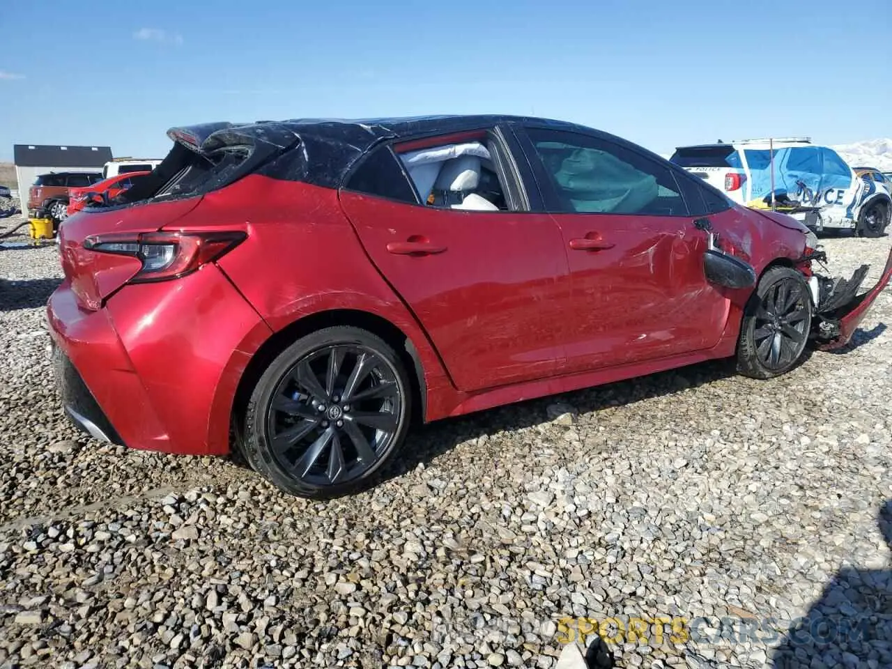 3 Photograph of a damaged car JTNC4MBE0P3195152 TOYOTA COROLLA 2023