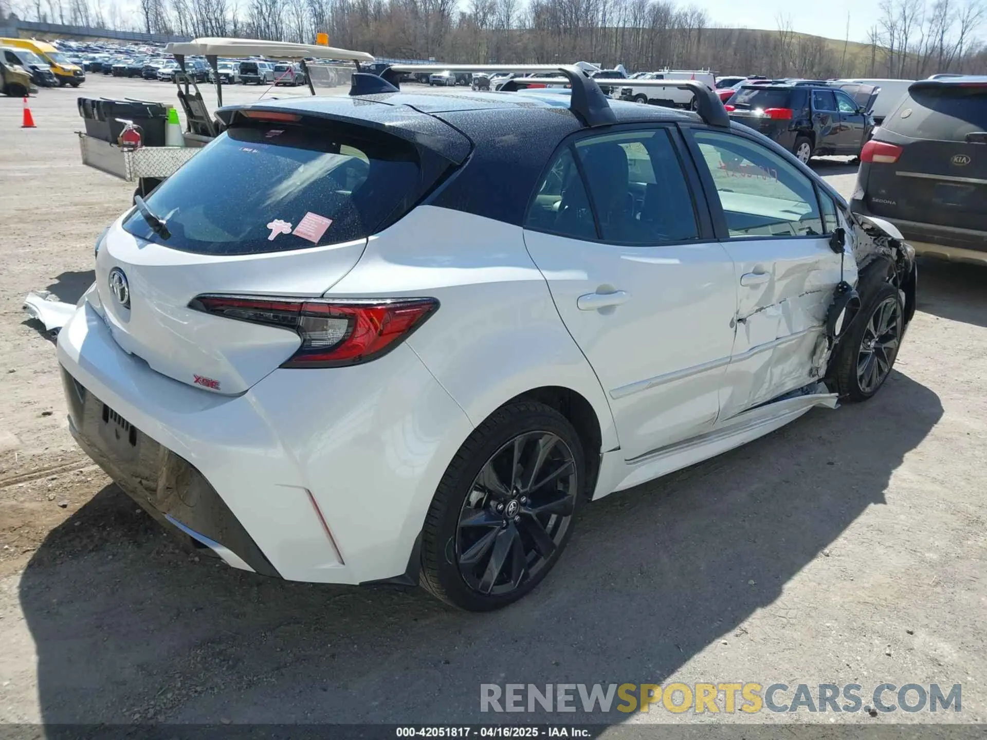 4 Фотография поврежденного автомобиля JTNC4MBE1P3195211 TOYOTA COROLLA 2023