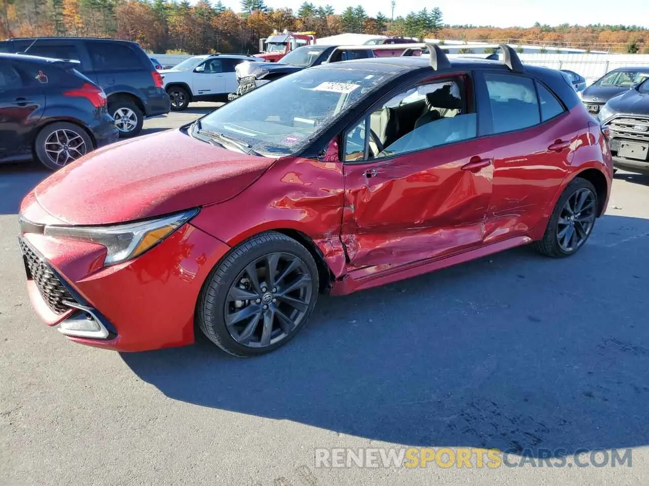 1 Photograph of a damaged car JTNC4MBE1P3208037 TOYOTA COROLLA 2023