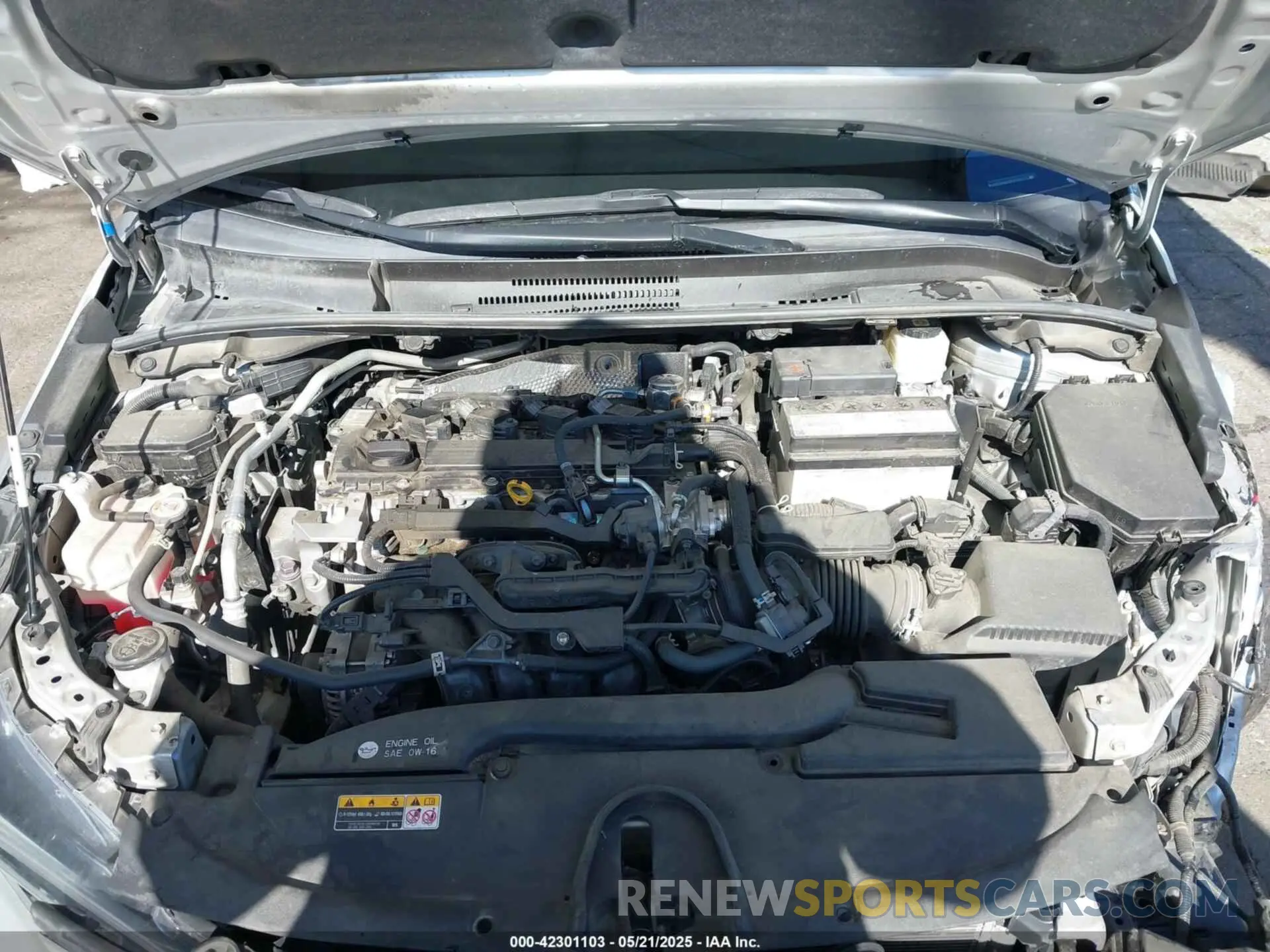 10 Photograph of a damaged car JTNC4MBE2P3199817 TOYOTA COROLLA 2023