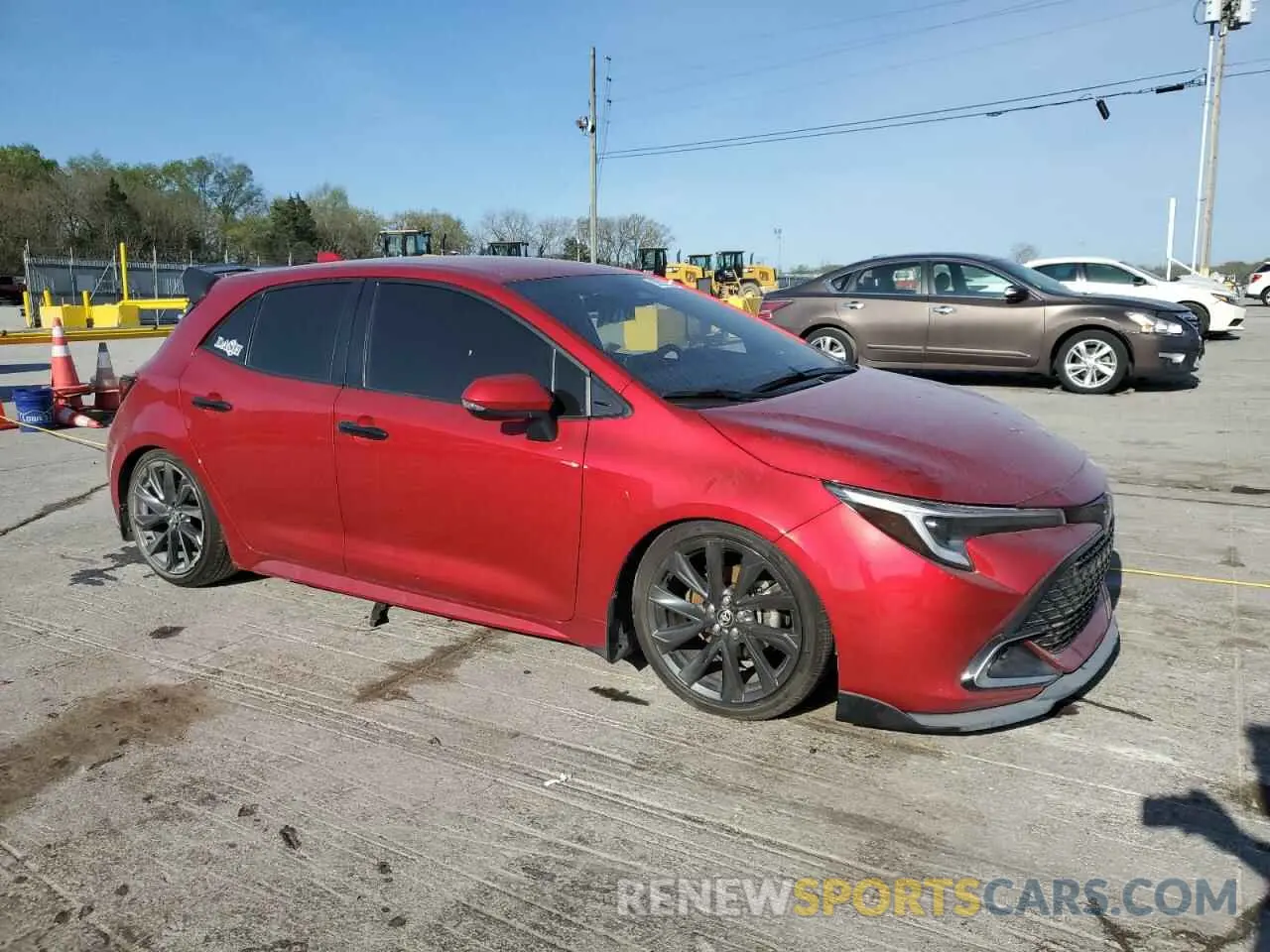4 Фотография поврежденного автомобиля JTNC4MBE7P3209001 TOYOTA COROLLA 2023