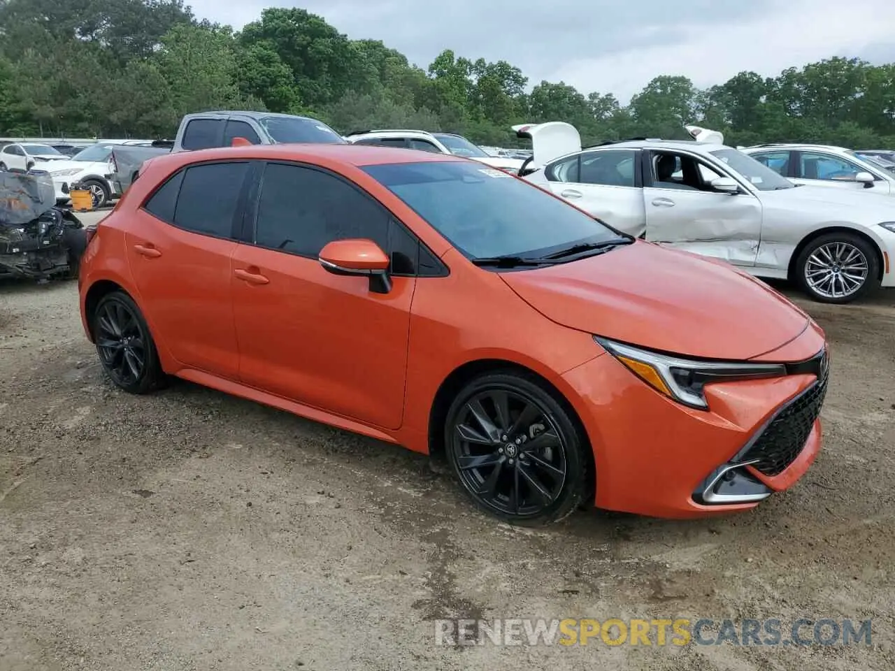 4 Photograph of a damaged car JTNC4MBE8P3202218 TOYOTA COROLLA 2023