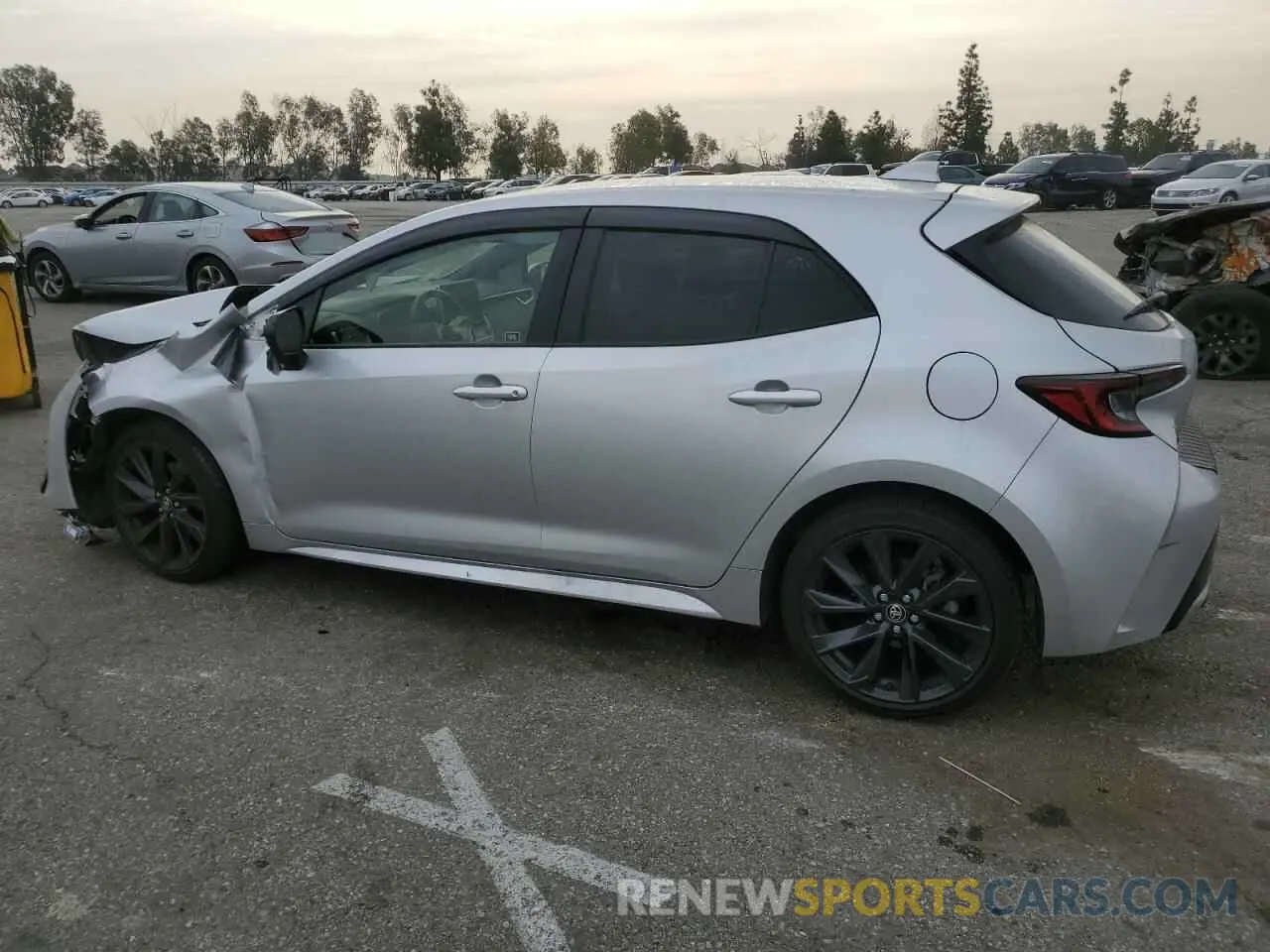 2 Фотография поврежденного автомобиля JTNC4MBEXP3207310 TOYOTA COROLLA 2023