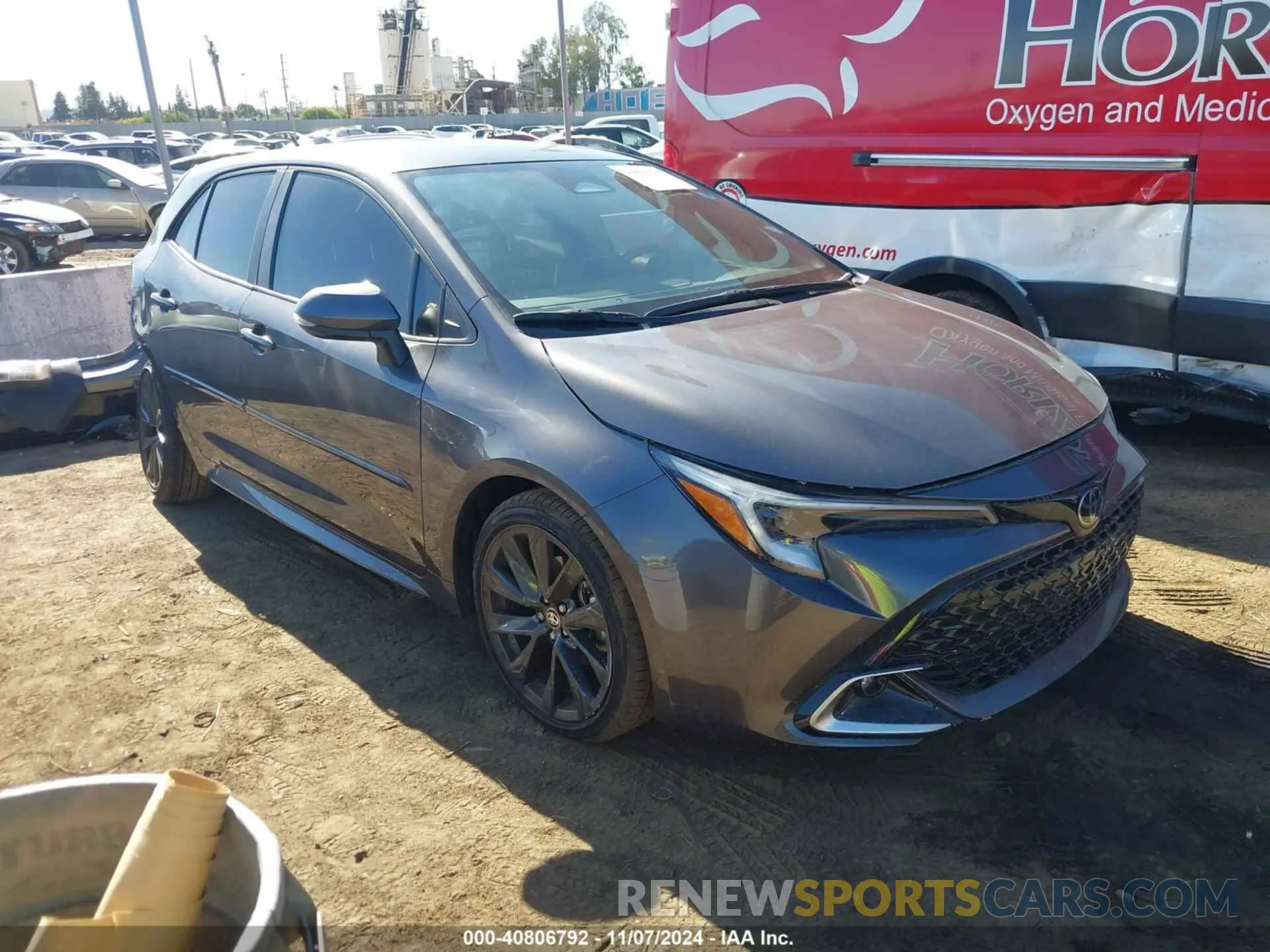 1 Photograph of a damaged car JTNC4MBEXP3213236 TOYOTA COROLLA 2023