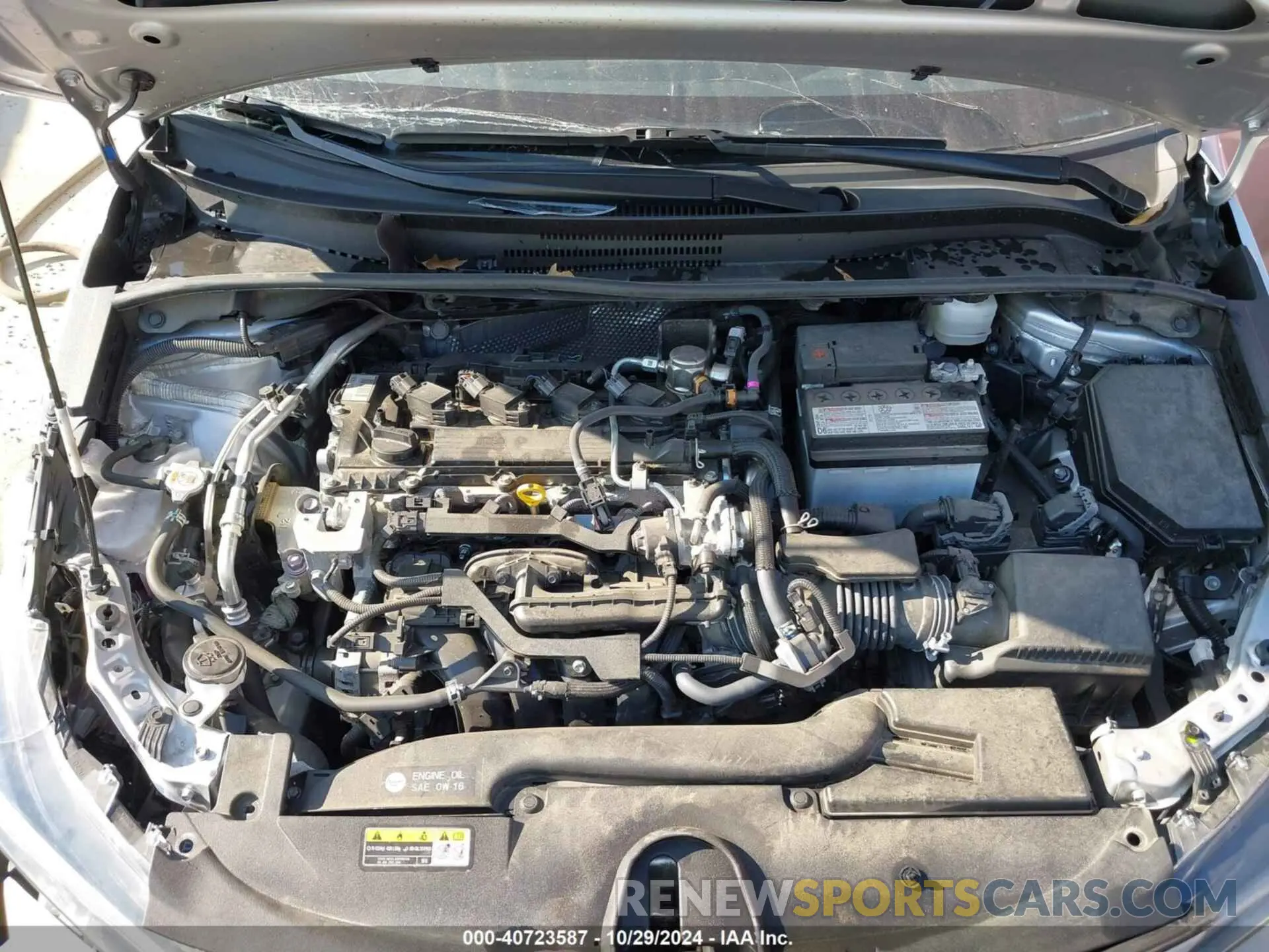 10 Фотография поврежденного автомобиля JTND4MBE0P3199755 TOYOTA COROLLA 2023