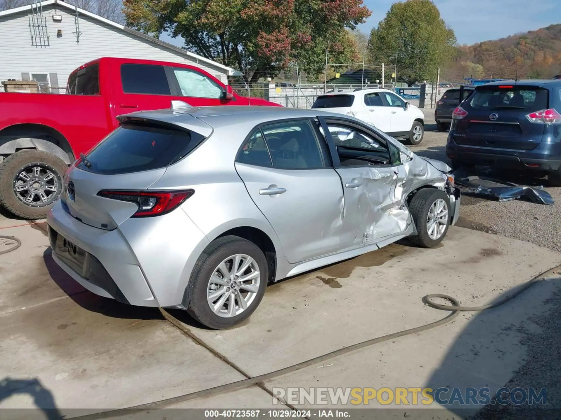 4 Фотография поврежденного автомобиля JTND4MBE0P3199755 TOYOTA COROLLA 2023