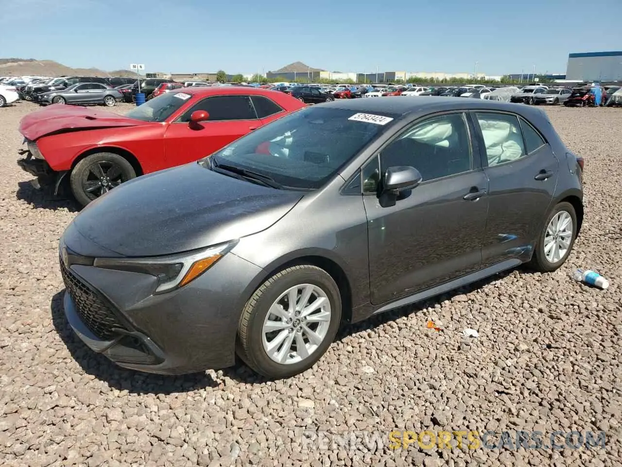 1 Photograph of a damaged car JTND4MBE0P3203237 TOYOTA COROLLA 2023