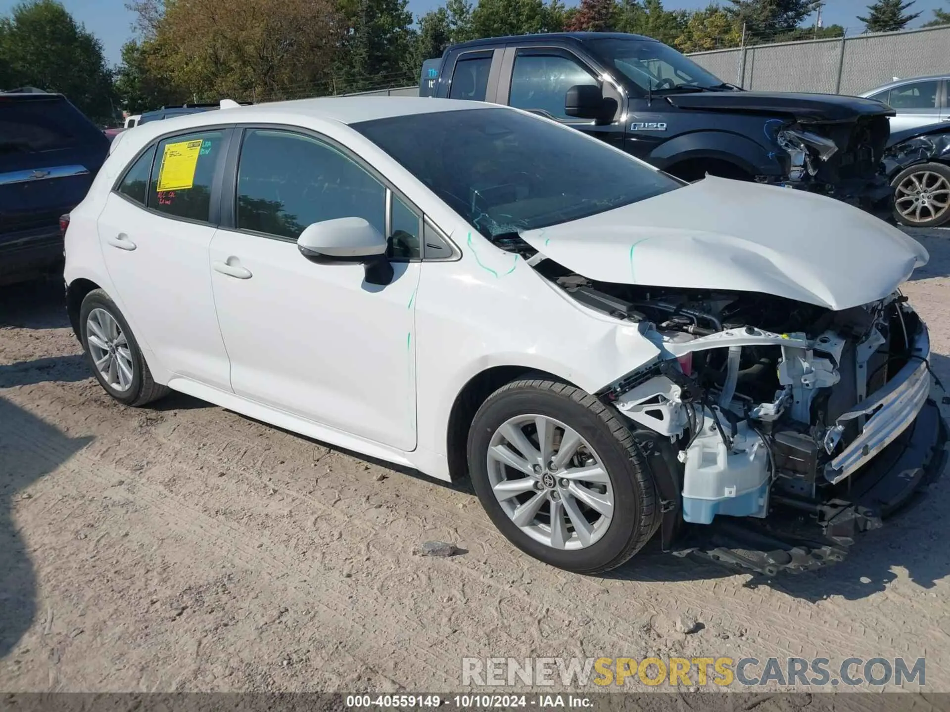 1 Photograph of a damaged car JTND4MBE1P3213646 TOYOTA COROLLA 2023