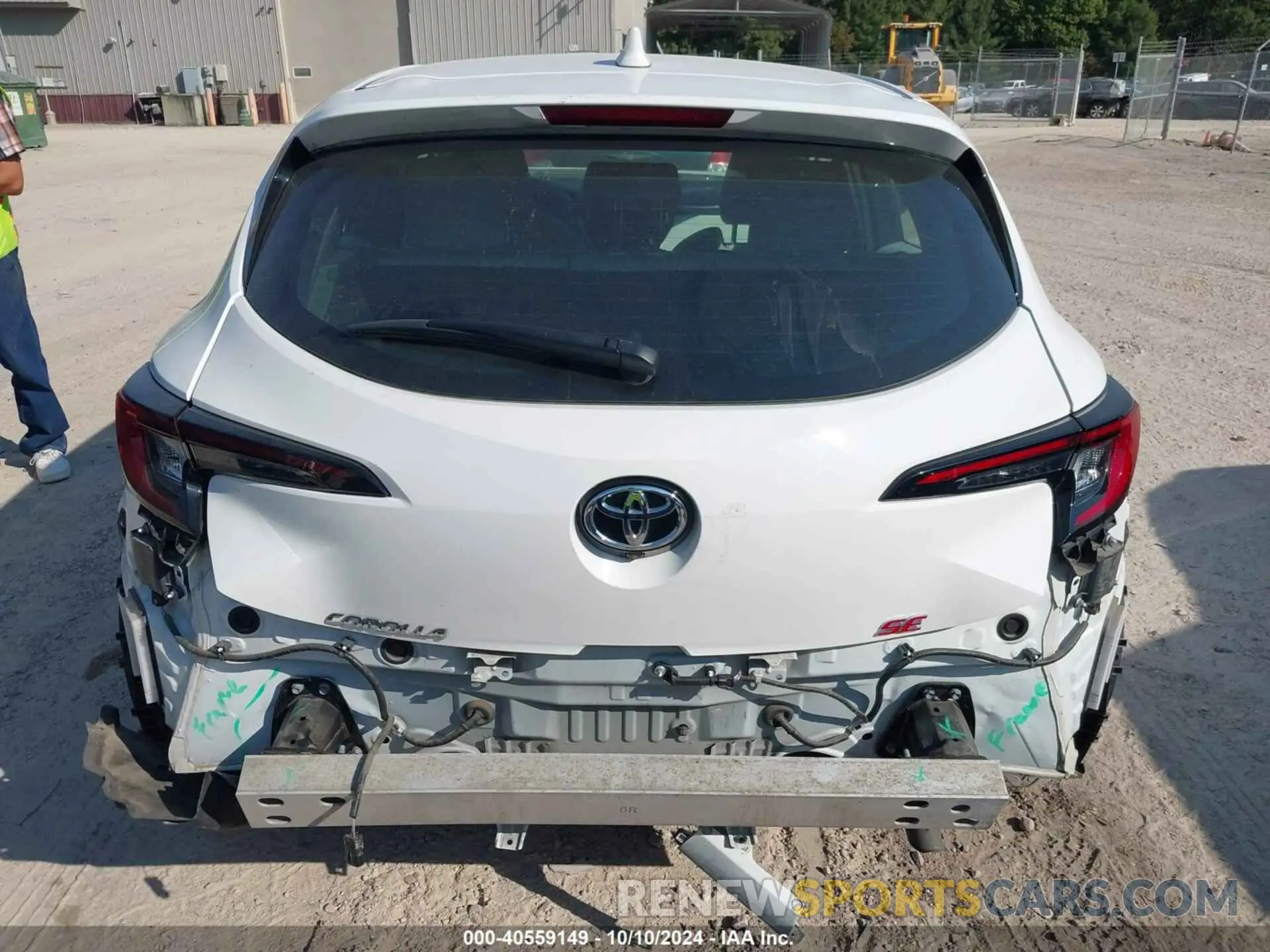 16 Photograph of a damaged car JTND4MBE1P3213646 TOYOTA COROLLA 2023