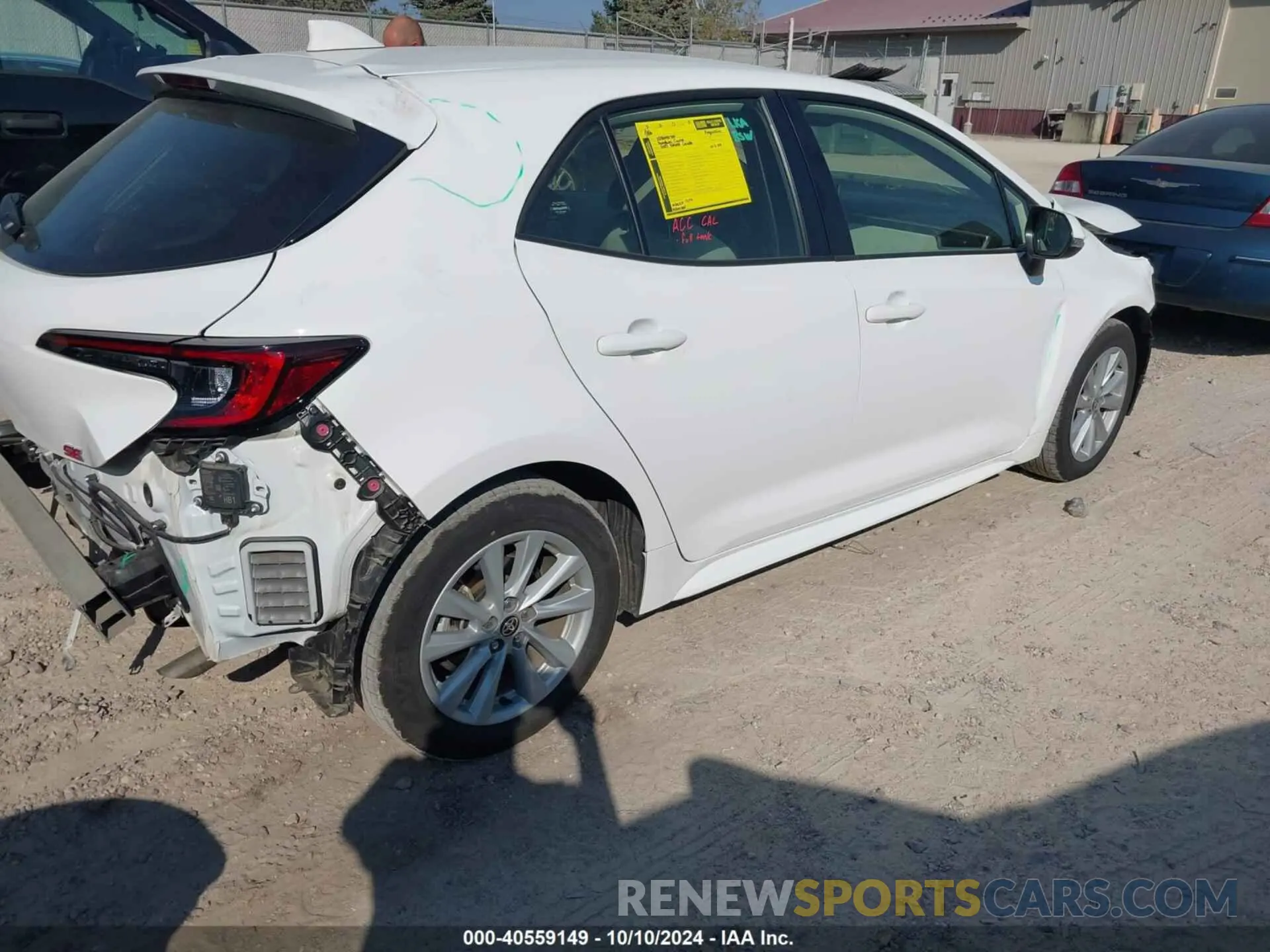 4 Photograph of a damaged car JTND4MBE1P3213646 TOYOTA COROLLA 2023