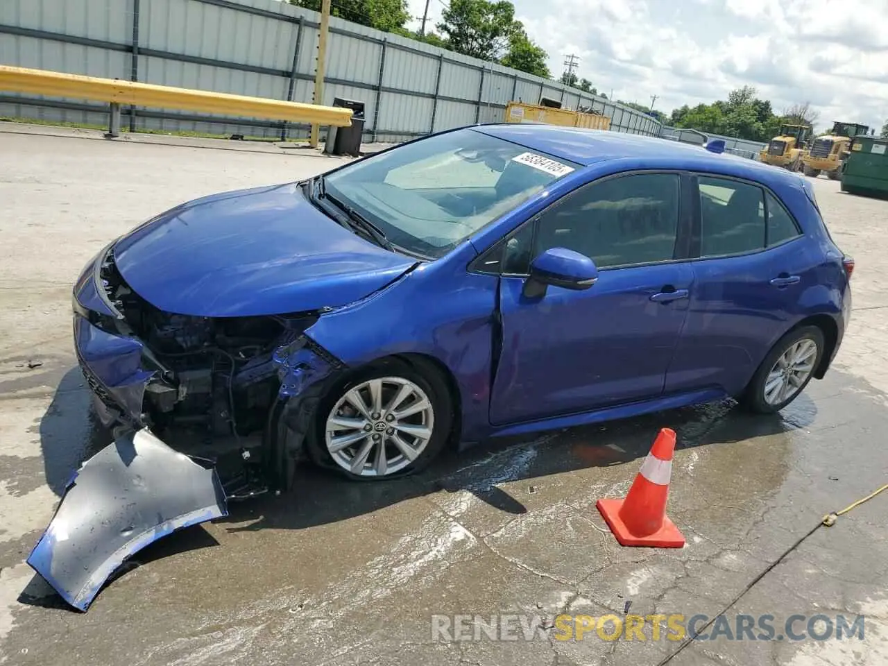 1 Фотография поврежденного автомобиля JTND4MBE4P3206769 TOYOTA COROLLA 2023
