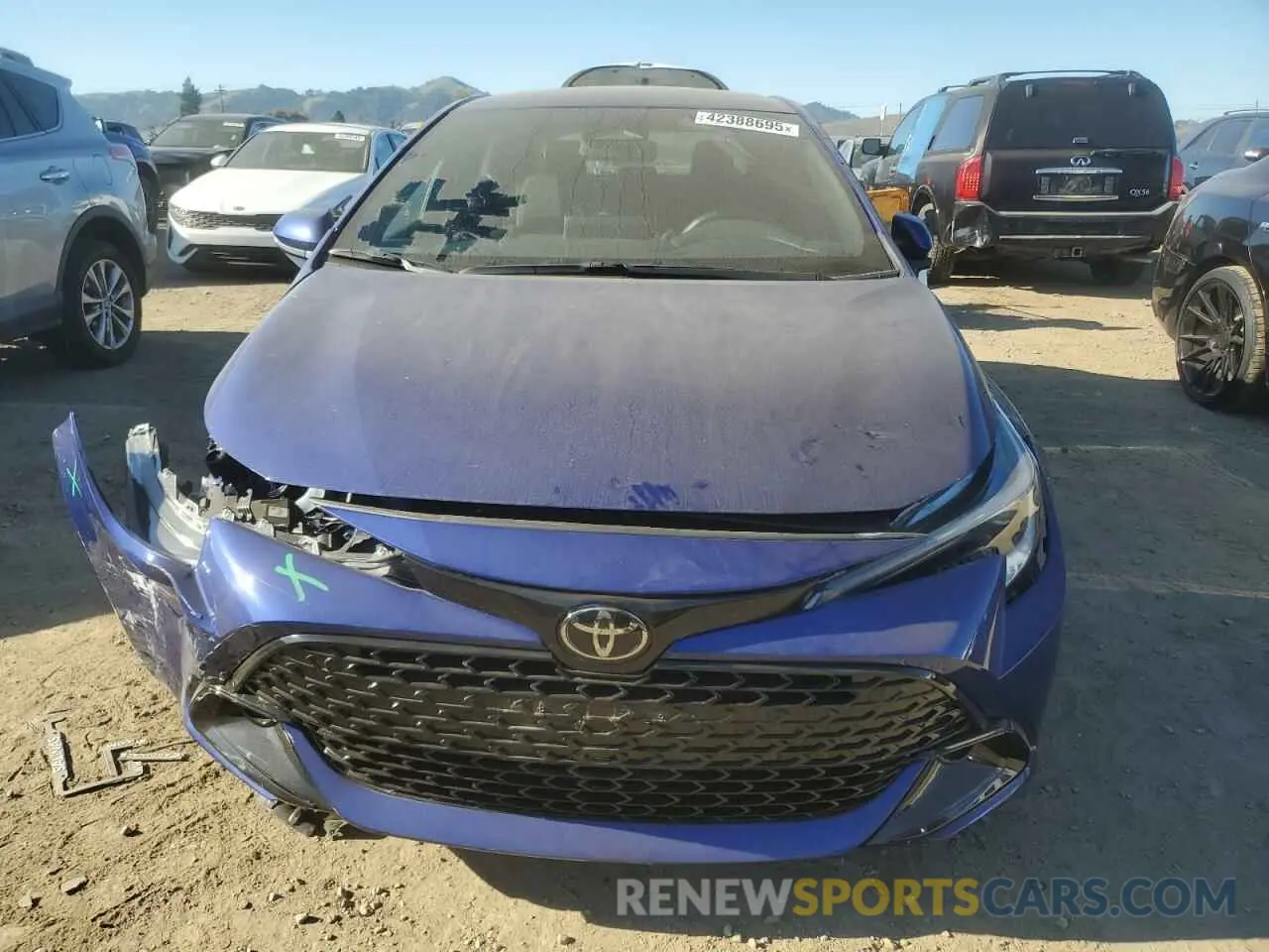 5 Photograph of a damaged car JTND4MBE6P3197167 TOYOTA COROLLA 2023