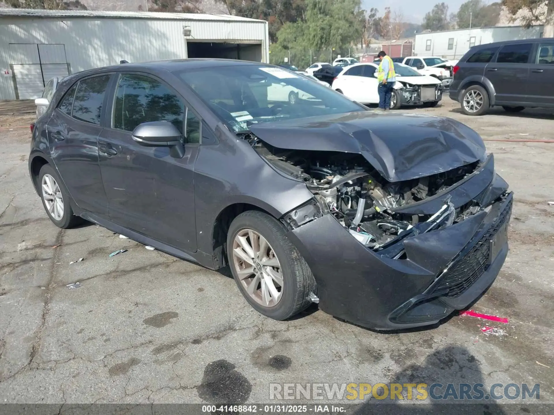 1 Photograph of a damaged car JTND4MBE6P3201251 TOYOTA COROLLA 2023