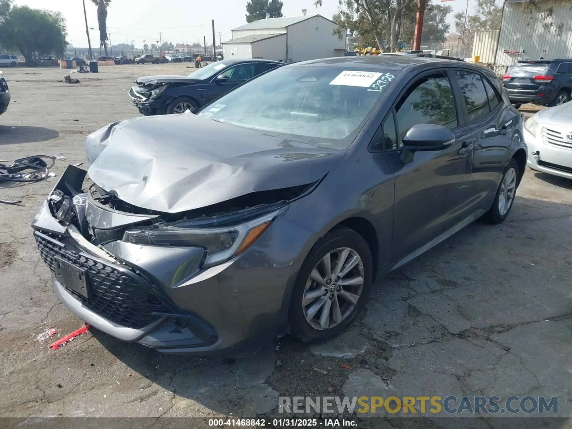 2 Photograph of a damaged car JTND4MBE6P3201251 TOYOTA COROLLA 2023