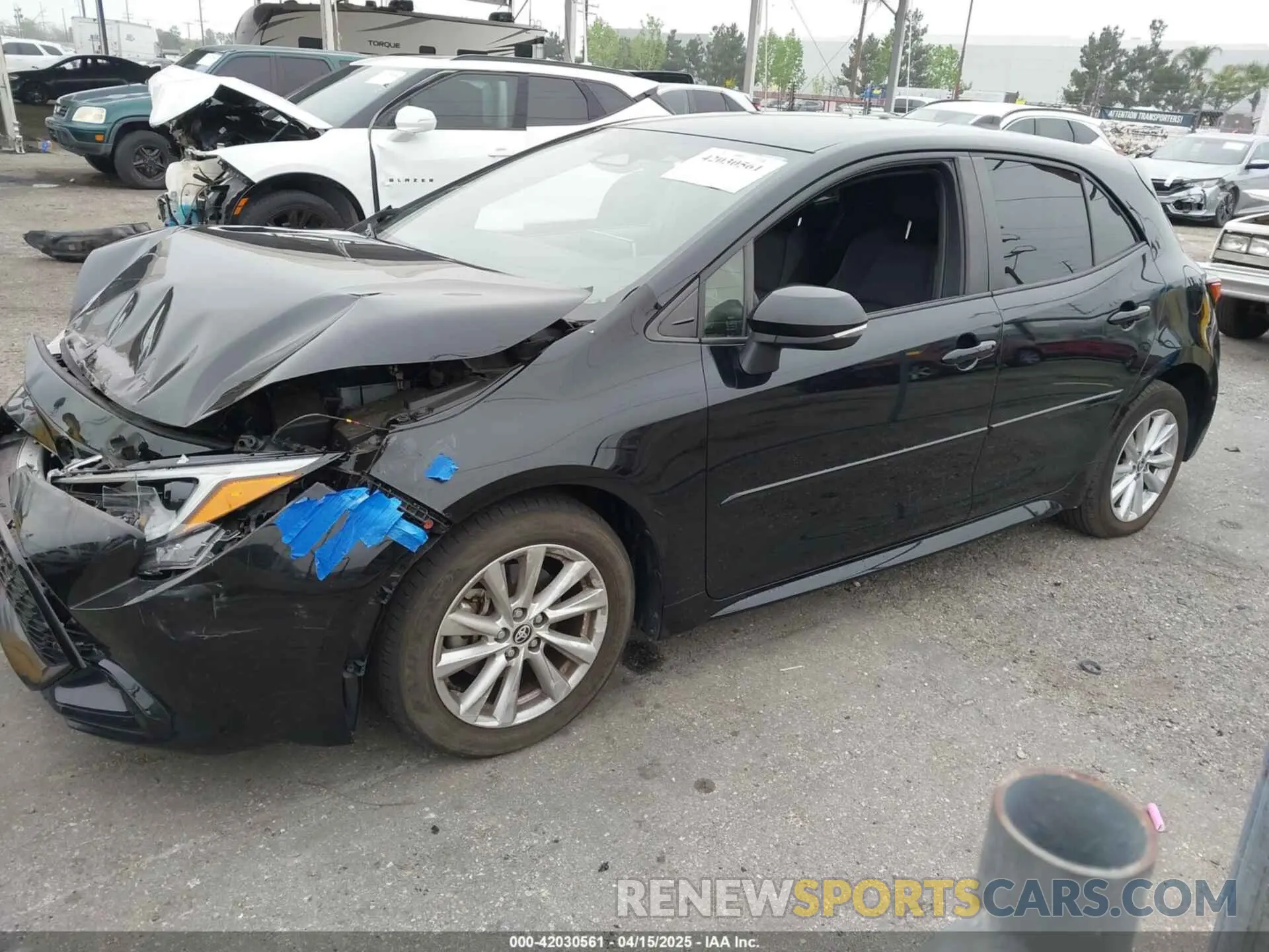 2 Photograph of a damaged car JTND4MBE7P3193113 TOYOTA COROLLA 2023