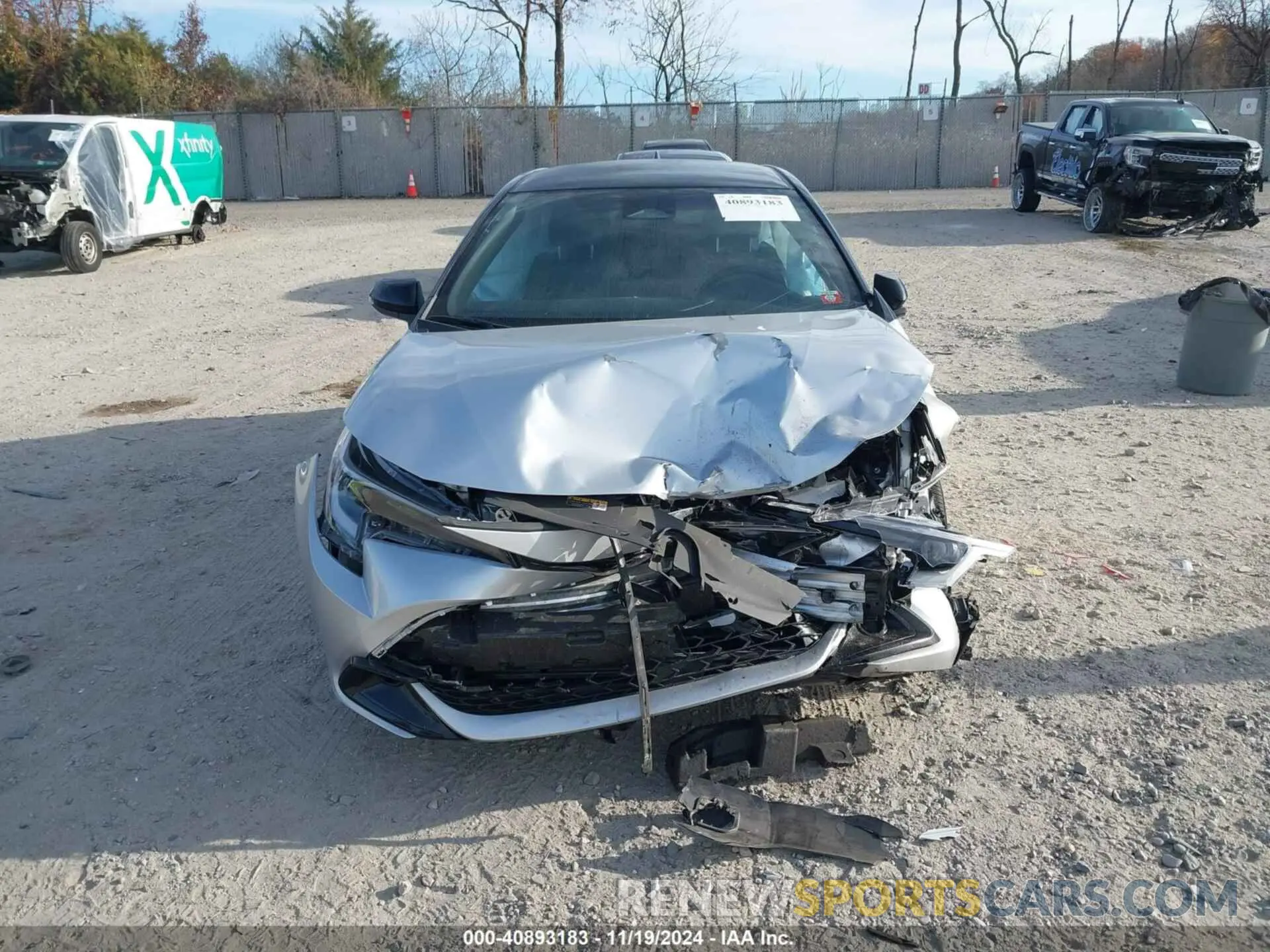 12 Фотография поврежденного автомобиля JTND4MBE7P3195279 TOYOTA COROLLA 2023