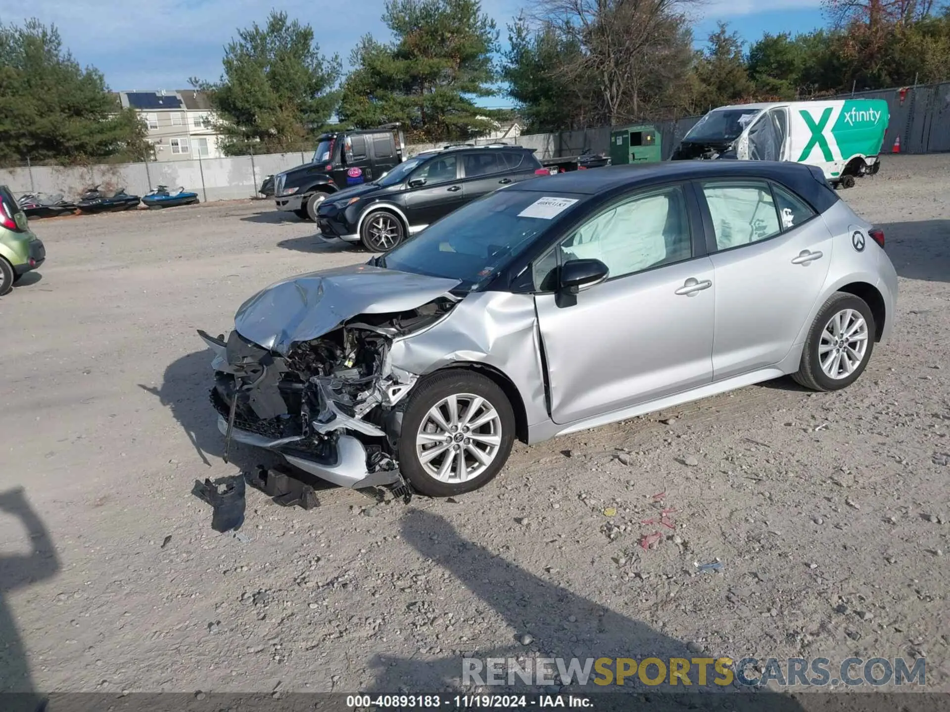 2 Фотография поврежденного автомобиля JTND4MBE7P3195279 TOYOTA COROLLA 2023