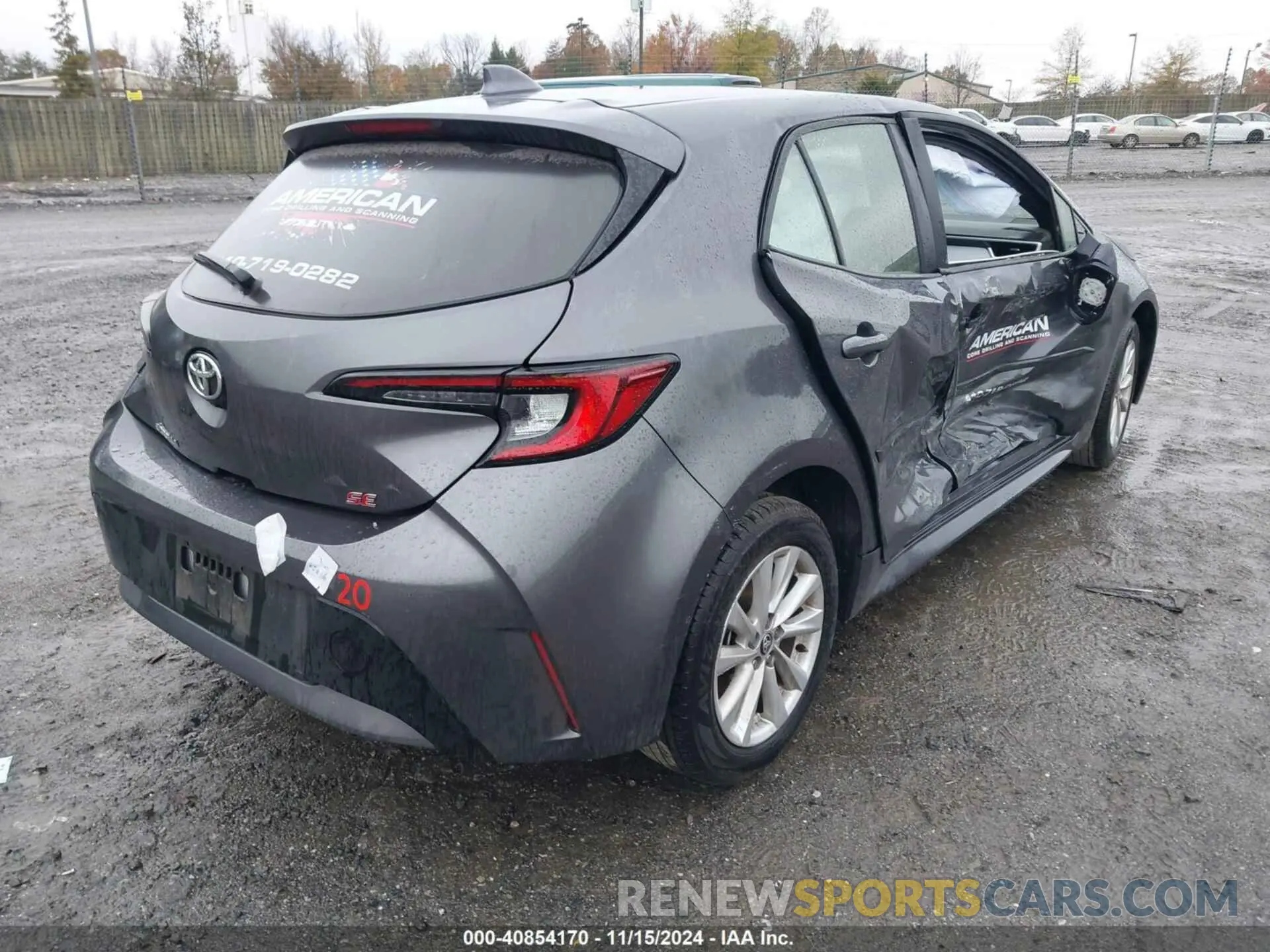 4 Фотография поврежденного автомобиля JTND4MBE7P3198425 TOYOTA COROLLA 2023