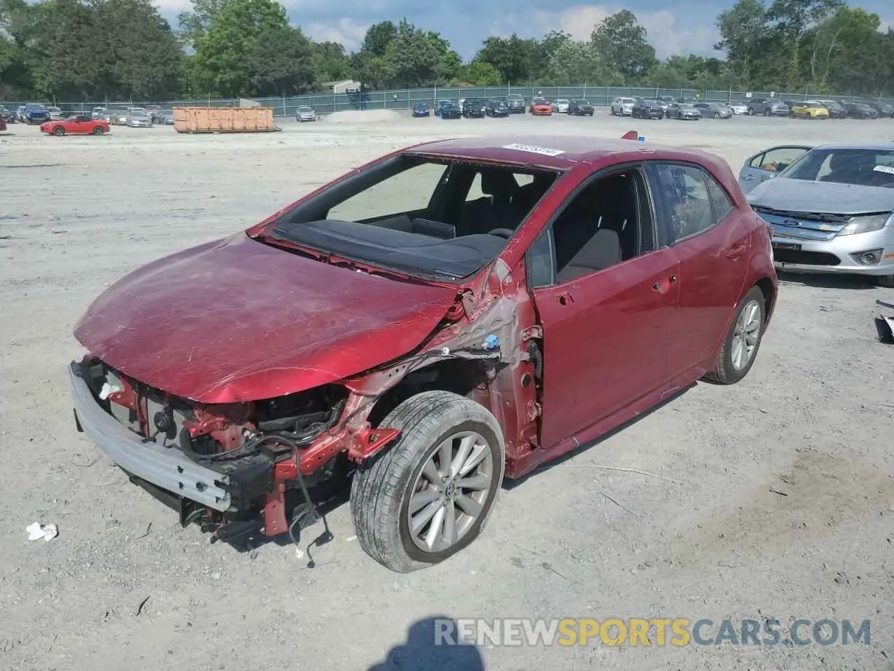 1 Фотография поврежденного автомобиля JTND4MBE7P3202277 TOYOTA COROLLA 2023