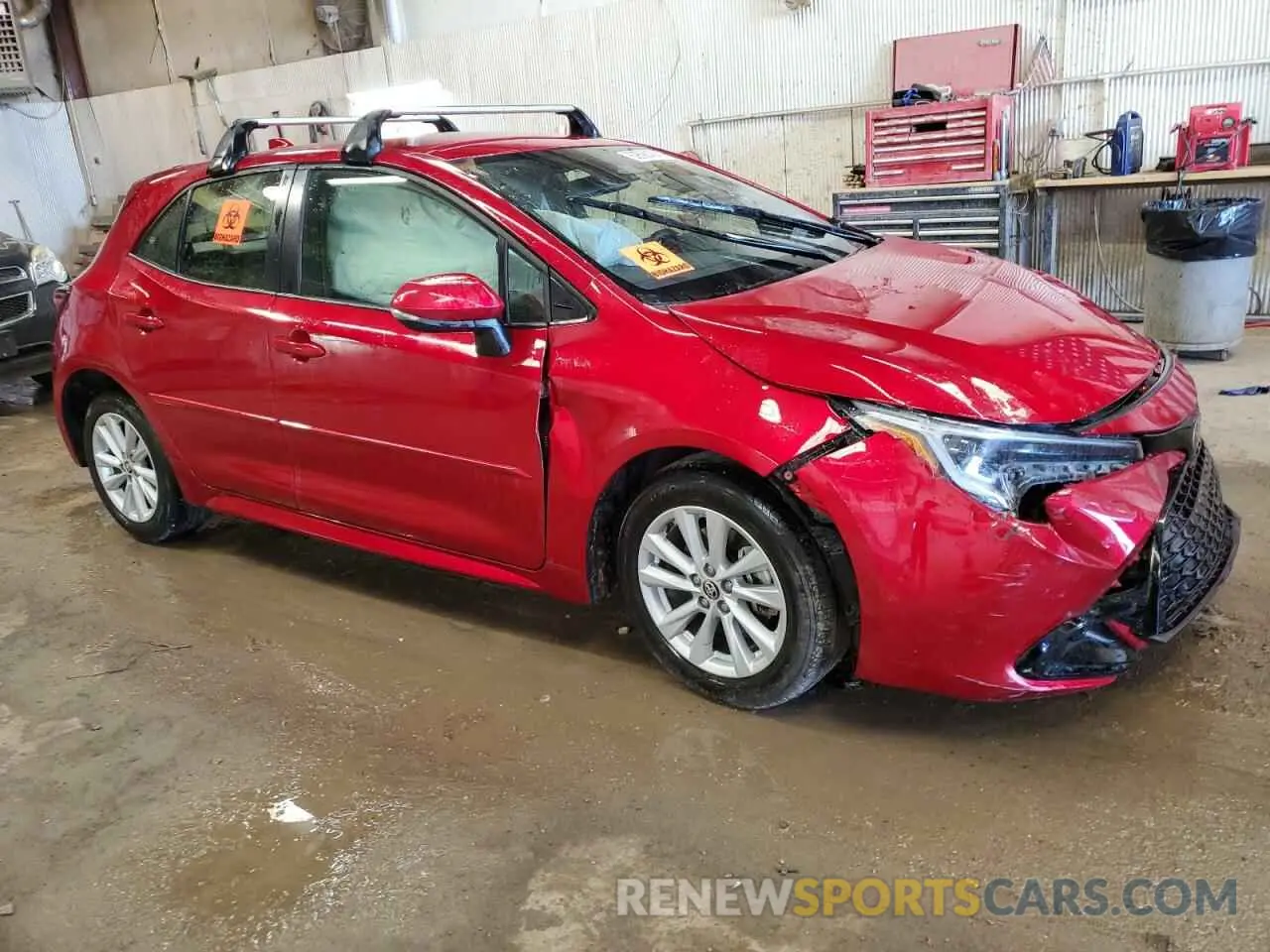 4 Фотография поврежденного автомобиля JTND4MBE8P3192892 TOYOTA COROLLA 2023