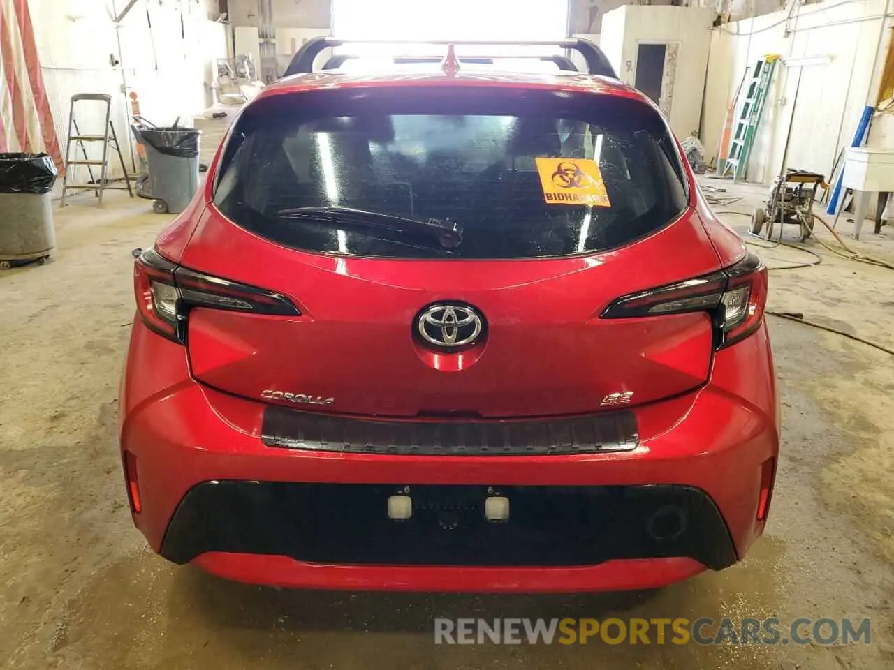 6 Фотография поврежденного автомобиля JTND4MBE8P3192892 TOYOTA COROLLA 2023
