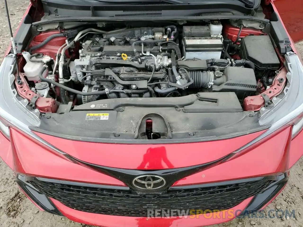 11 Фотография поврежденного автомобиля JTND4MBE8P3207682 TOYOTA COROLLA 2023
