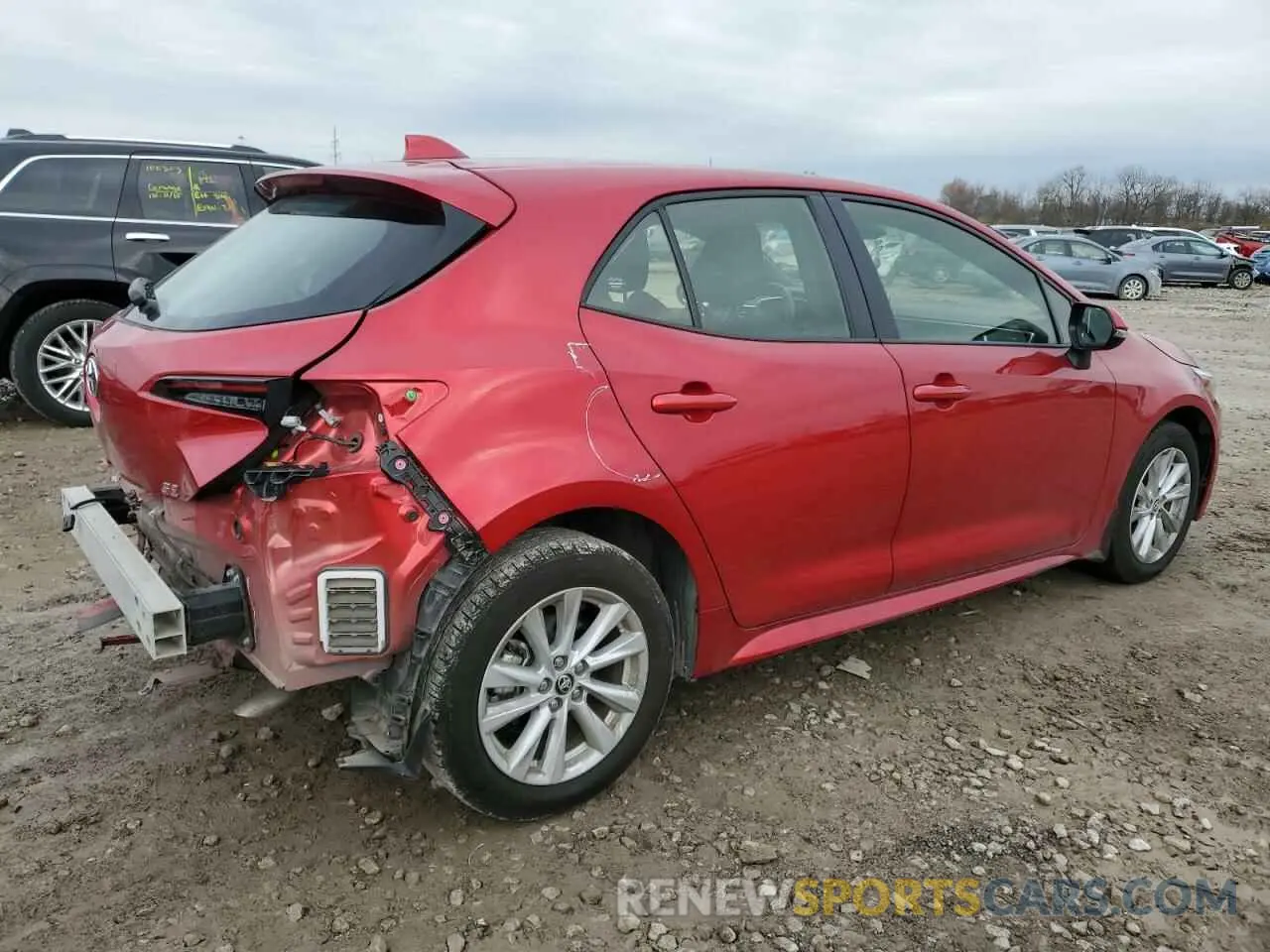 3 Фотография поврежденного автомобиля JTND4MBE8P3207682 TOYOTA COROLLA 2023